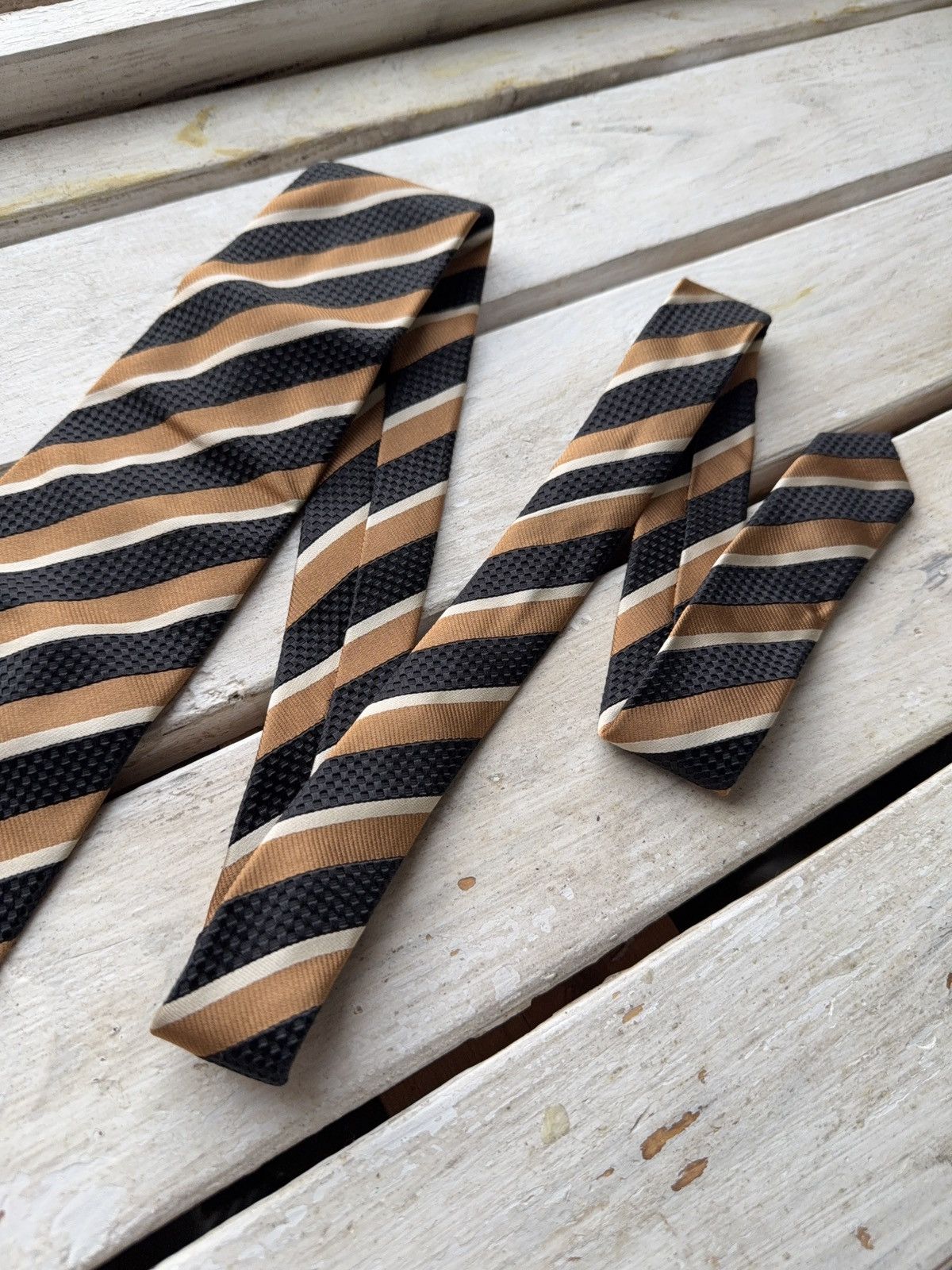 Mercedes-Benz × Vintage Racing Luxury Official Mercedes Benz Silk Tie Size ONE SIZE - 3 Thumbnail