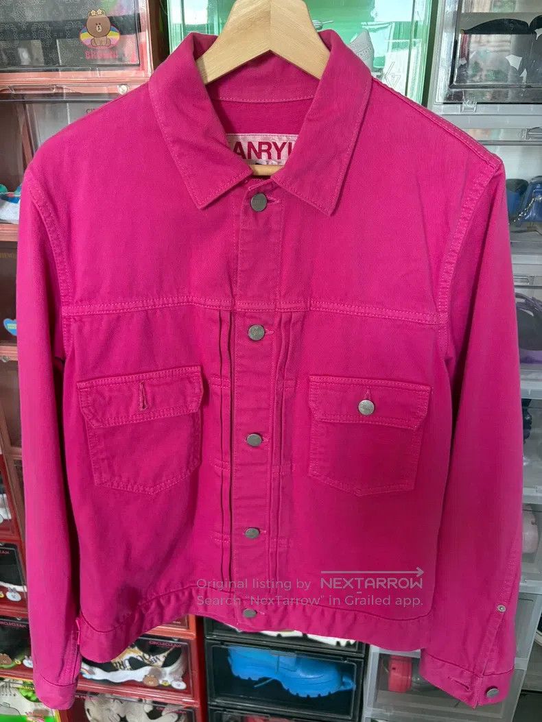 Comme des Garcons Comme Des Garcons Flame Pink Work Jacket Size M / US 6-8 / IT 42-44 - 1 Thumbnail