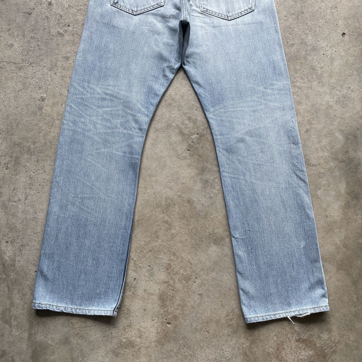 Japanese Brand × Jean × StraightFaded Vintage Made In Nippon Straight Faded Jean Japan Denim Pants Size US 32 / EU 48 - 10 Thumbnail