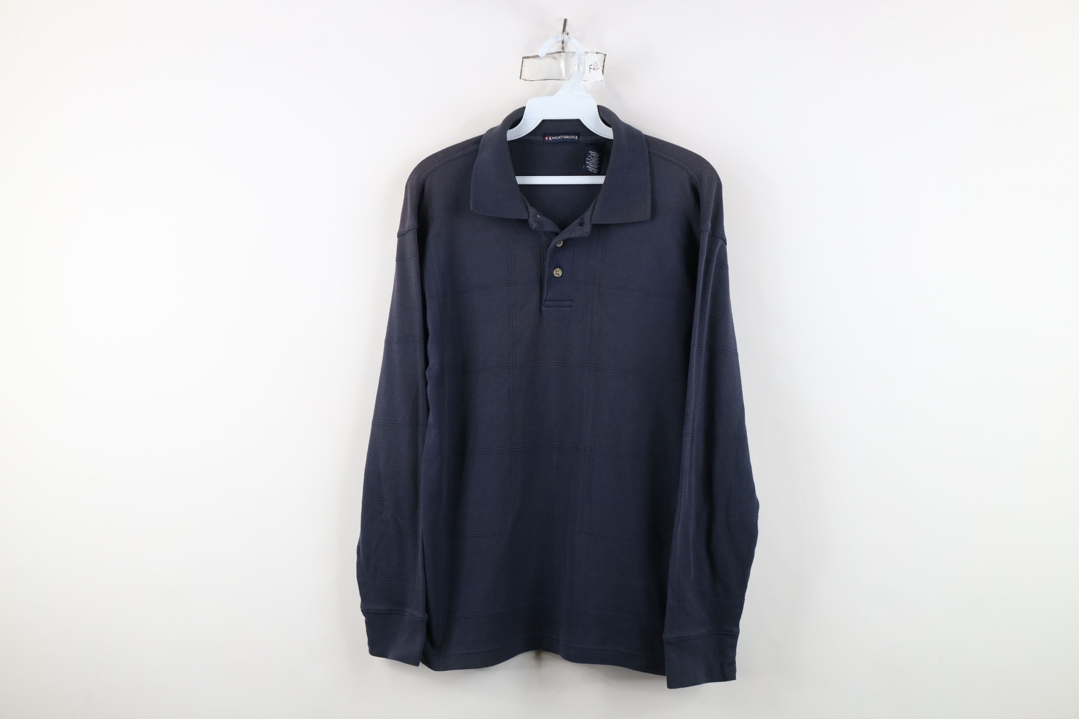 Vintage Vintage 90s Streetwear Checkered Long Sleeve Rugby Polo Size US S / EU 44-46 / 1 - 1 Thumbnail