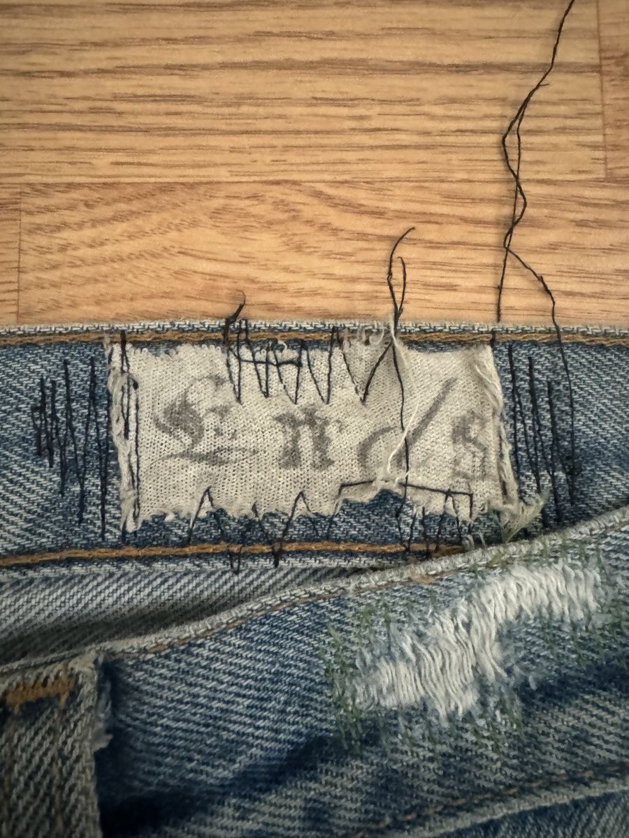 Ends Repair Ends Repair Boro Denim Size US 33 - 8 Thumbnail