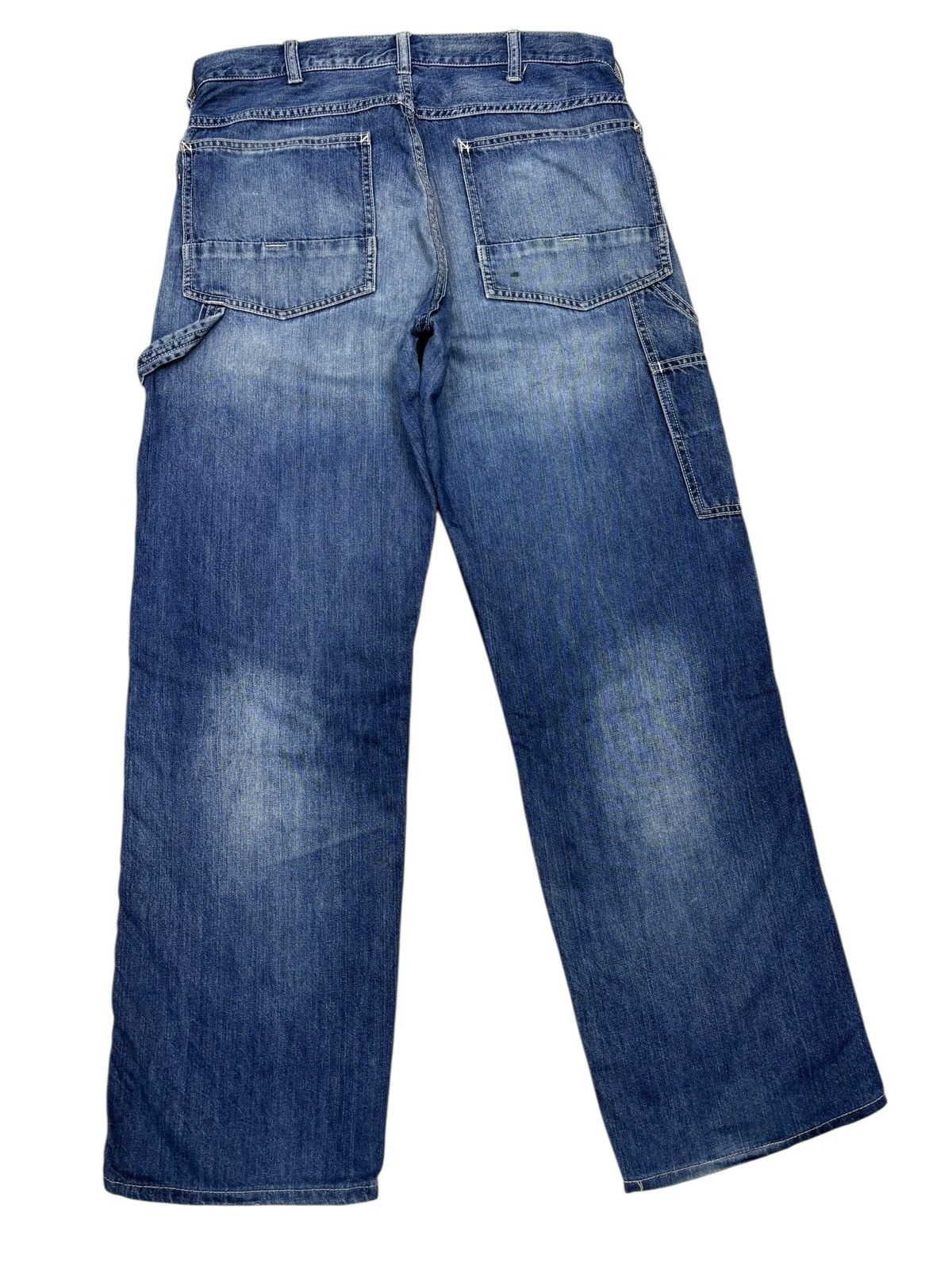 Kapital 🇯🇵 Back Number Kaihara Wash Denim Loose Fit Jeans Size US 32 / EU 48 - 4 Thumbnail