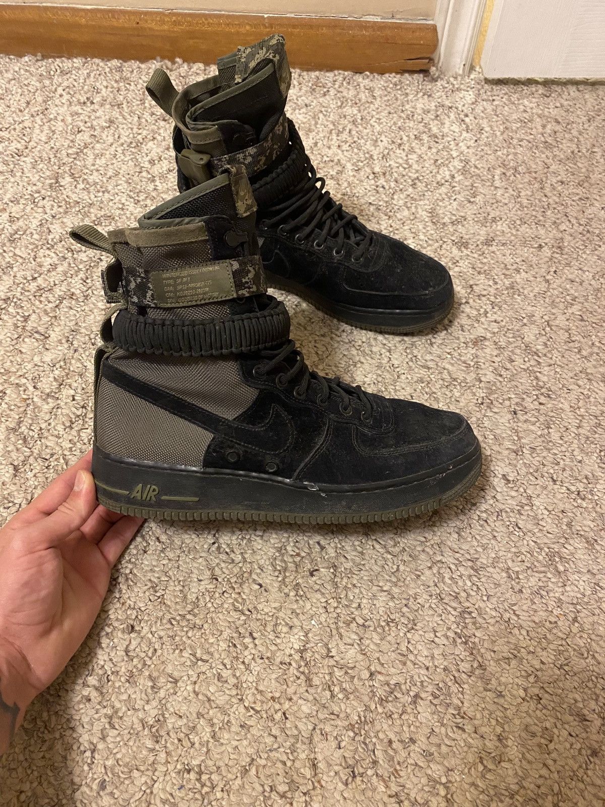 Nike Nike SF Air Force 1 Olive Size US 10.5 / EU 43-44 - 1 Thumbnail