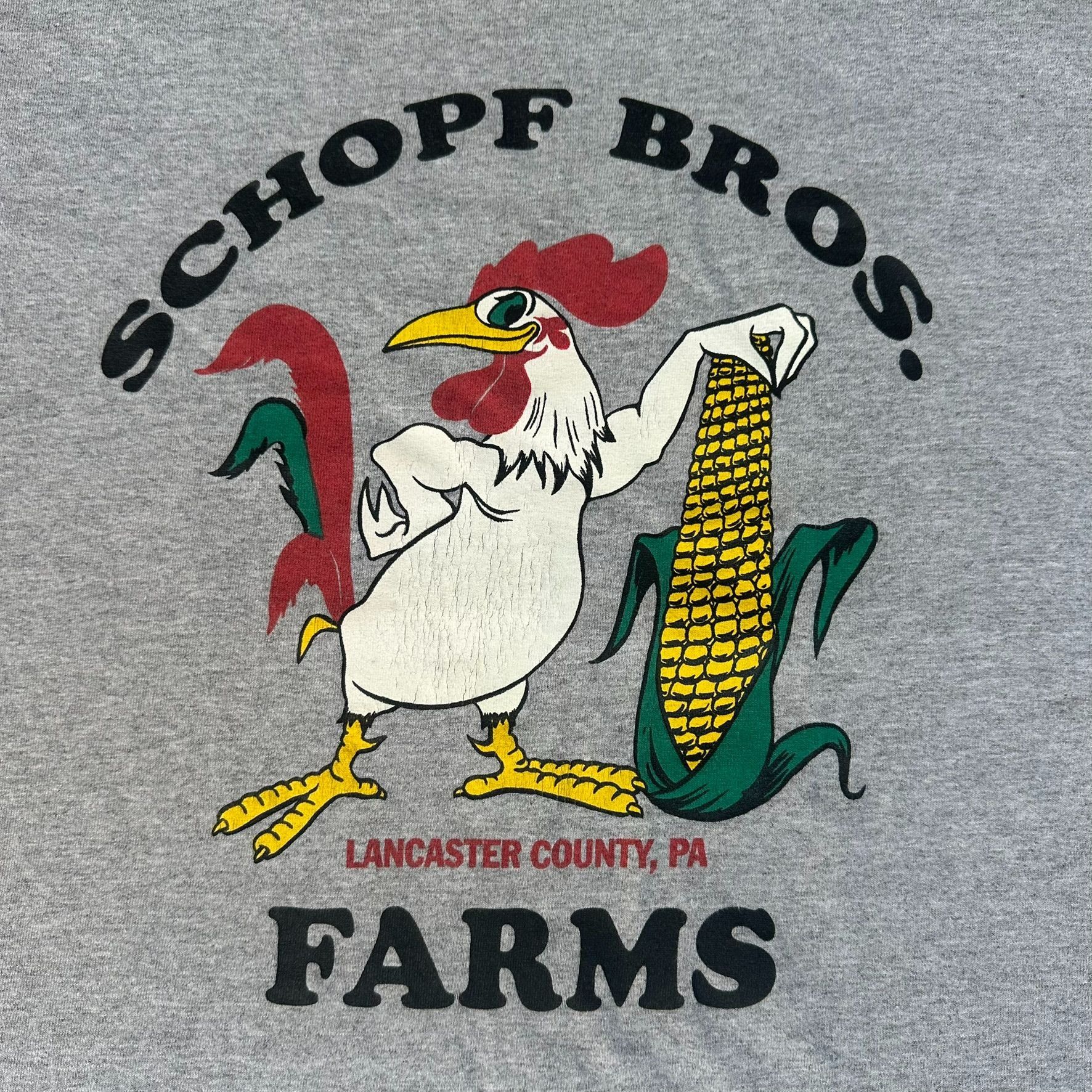 Vintage Vintage Y2K Schopf Bros Farm T-Shirt Lancaster PA Rural Agri Size US S / EU 44-46 / 1 - 2 Thumbnail