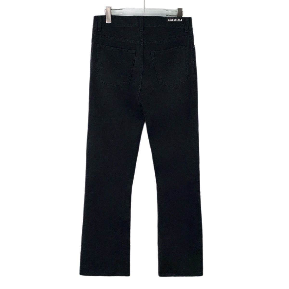 Balenciaga Balenciaga 23 Style Black Cotton Denim Pants K26WX Size 30" / US 8 / IT 44 - 2 Thumbnail