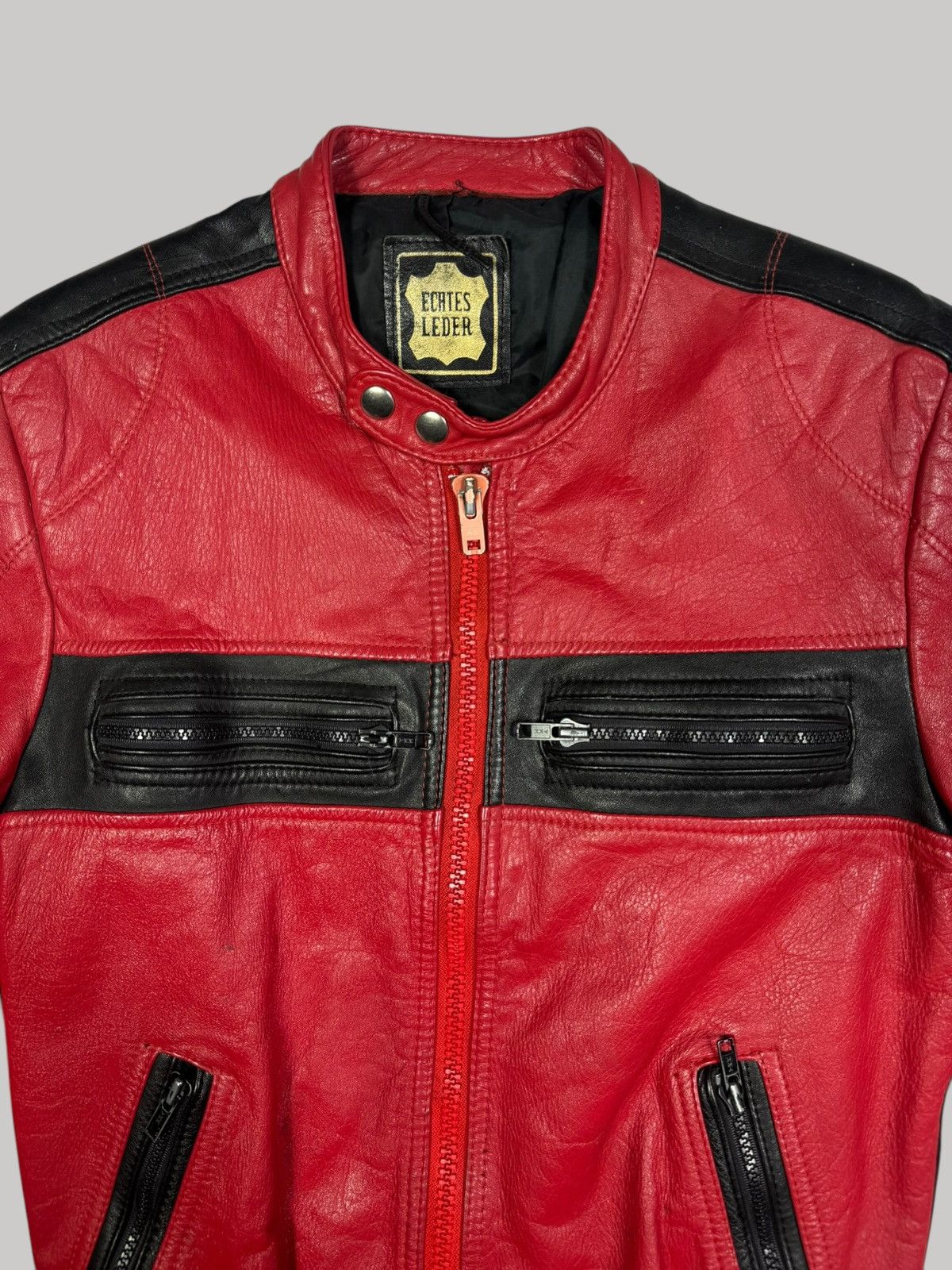Vintage Vintage racer leather jacket racing Size US S / EU 44-46 / 1 - 4 Thumbnail