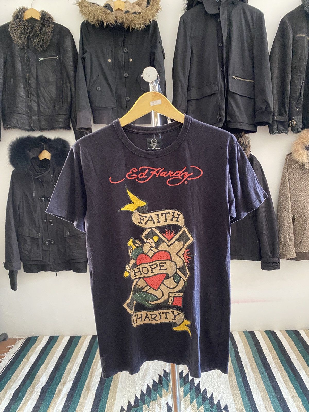 Ed Hardy × Glo Gang × Unknown London Ed Hardy X Red Papper Tee Size US M / EU 48-50 / 2 - 1 Thumbnail
