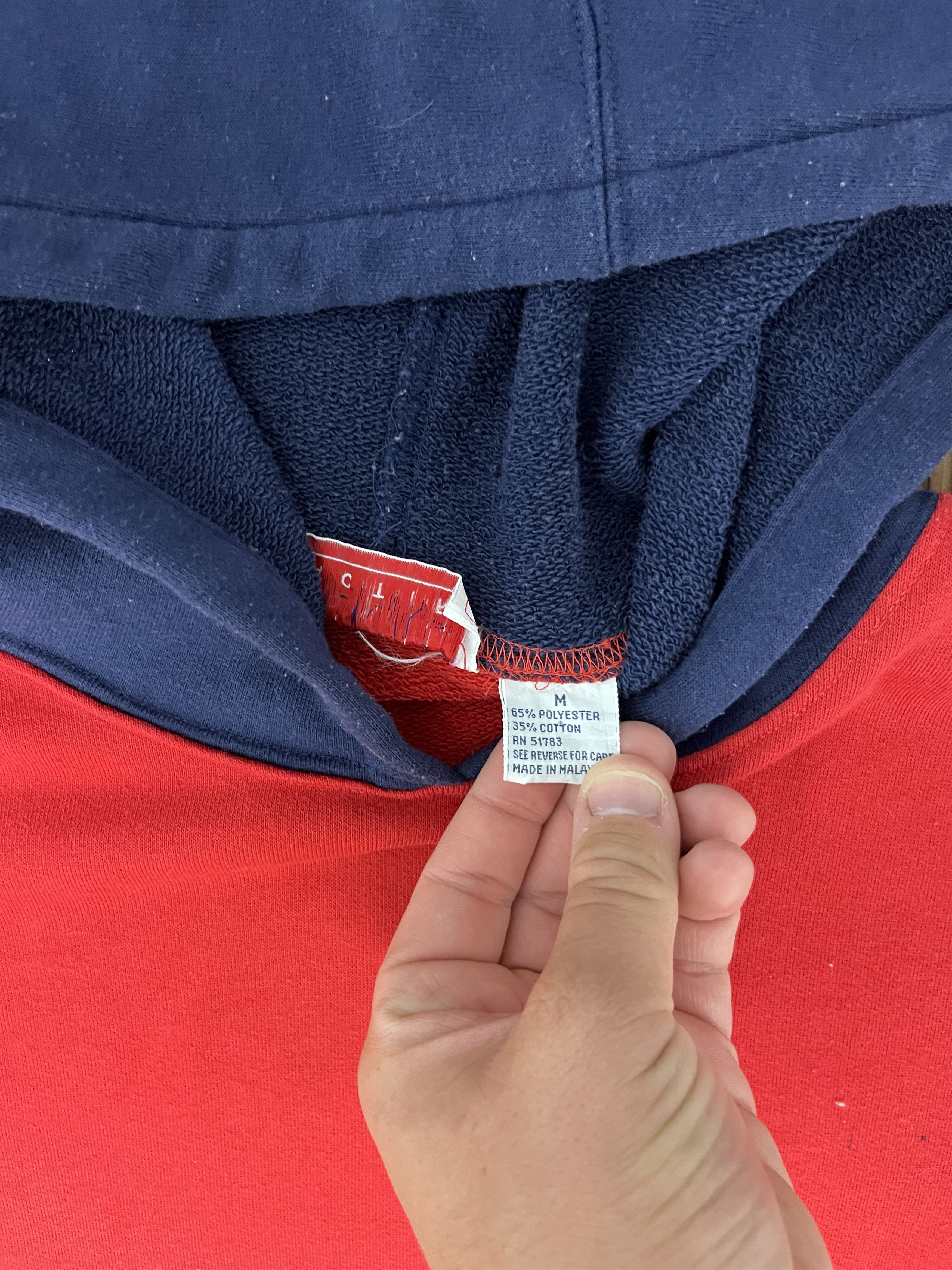 Vintage Paris Sport Club Athletic Dept Vintage Red Hoodie Size US M / EU 48-50 / 2 - 6 Thumbnail