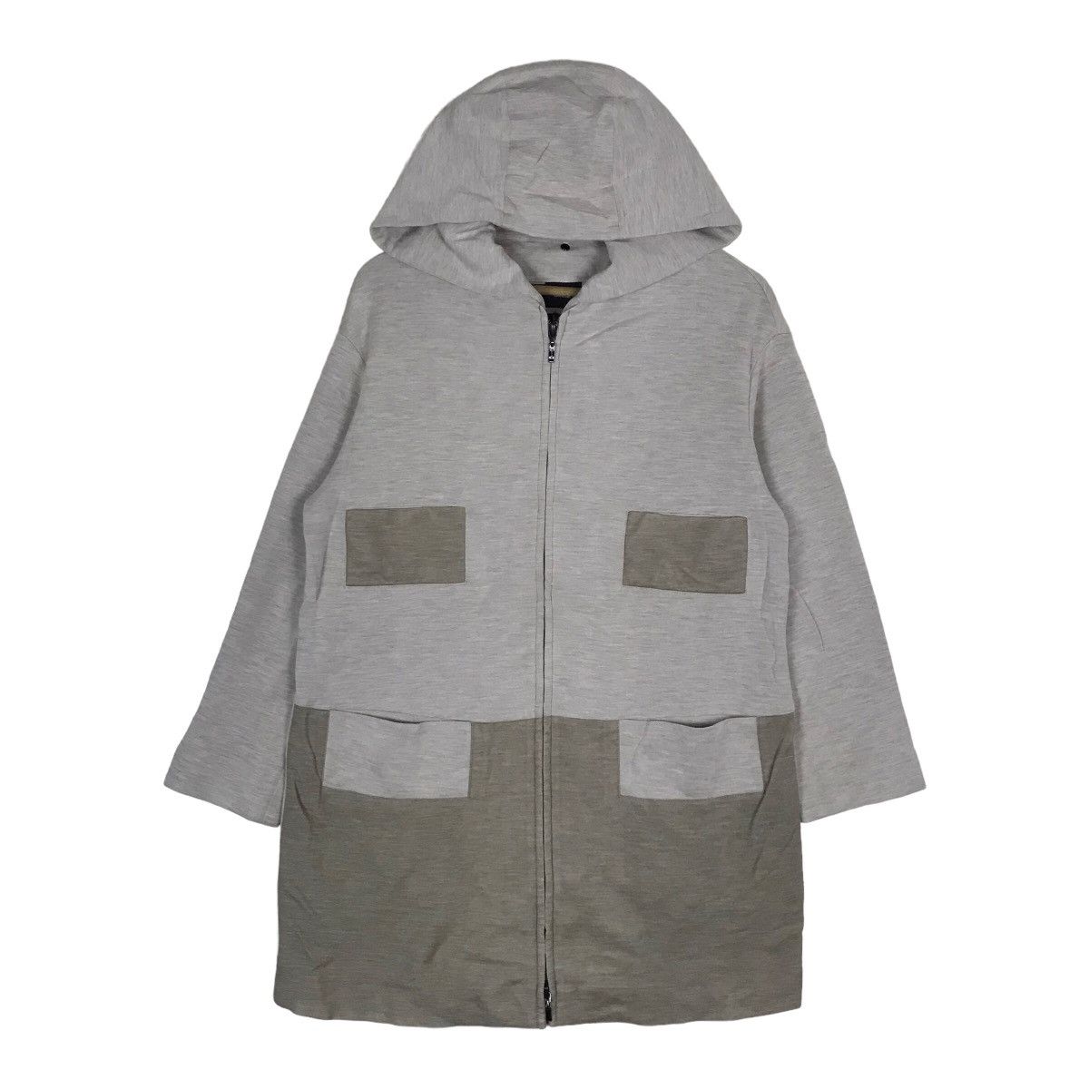 Hiroko Koshino Bis Hoodie Parka Long Jacket