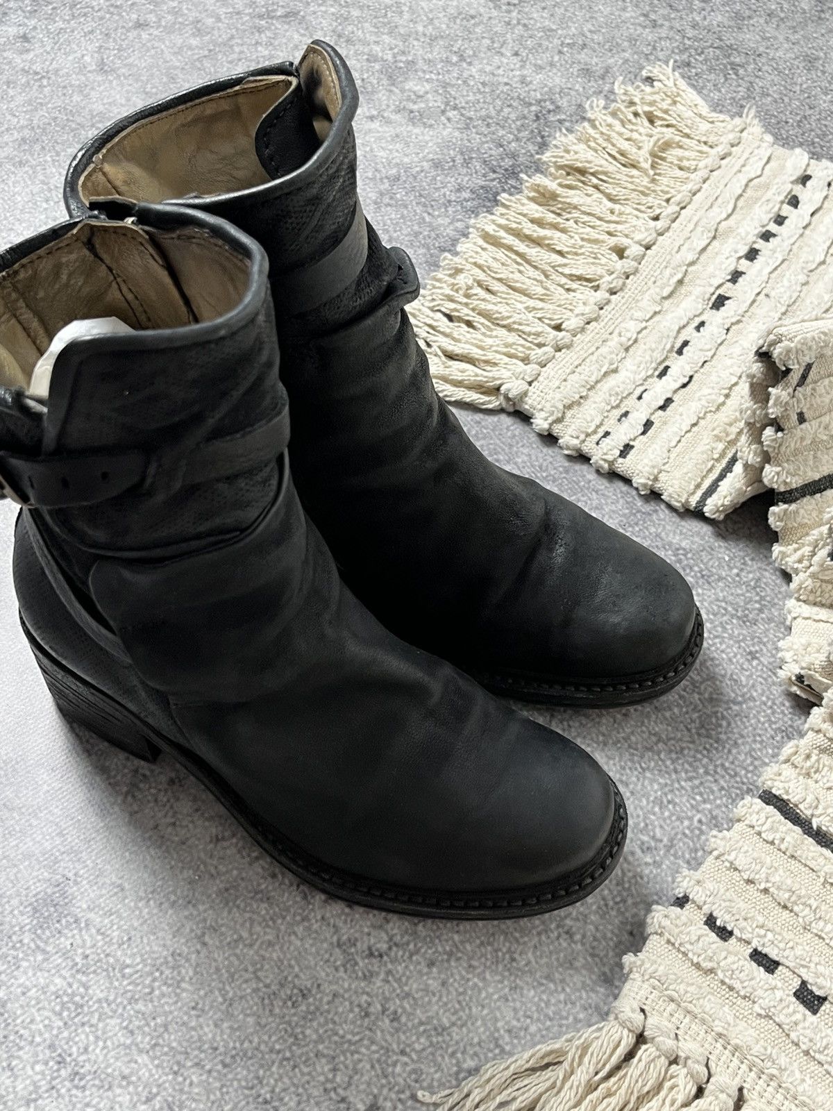 A.S.98 🔥A.S.98 AIRSTEP ANKLE STRAPS LEATHER 90'S BOOTS GUIDI VIBE Size US 6.5 / IT 36.5 - 12 Thumbnail