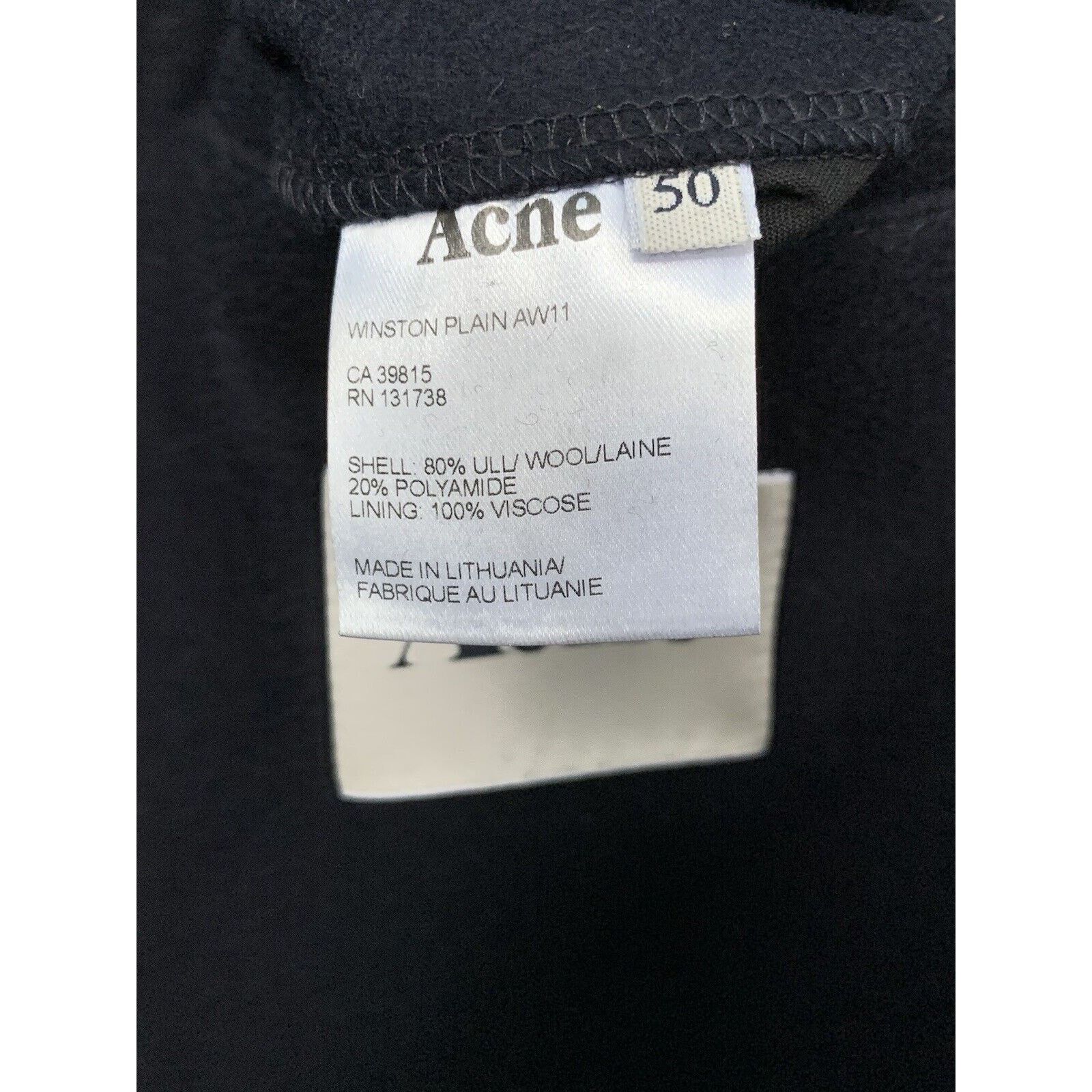 Acne Studios Men's ACNE STUDIOS Wool Trench Coat Mac Jacket EU 50 UK 40 Size US M / EU 48-50 / 2 - 21 Thumbnail