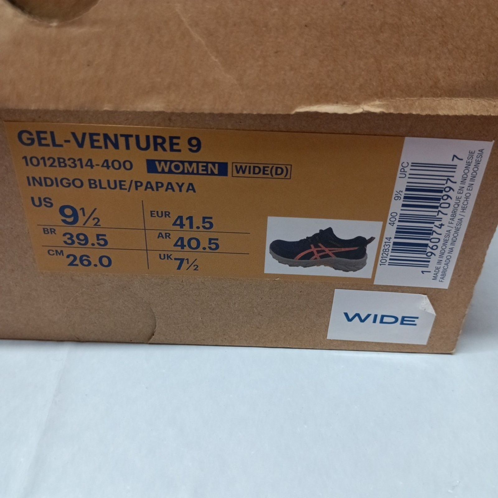 Asics Women's Asics Size 9.5 W Gel-Venture 9 Shoes Blue Pink Size US 9.5 / IT 39.5 - 8 Thumbnail