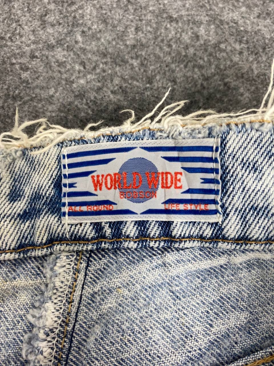 Japanese Brand bobson japanese brand acid wash distressed denim Size US 30 / EU 46 - 14 Thumbnail