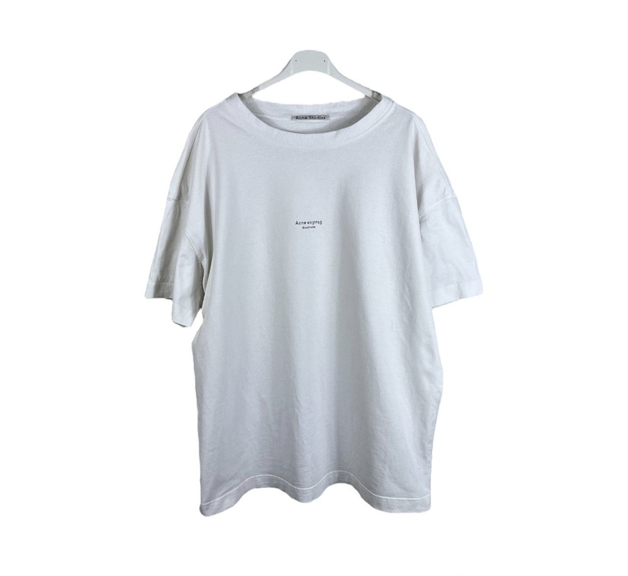 Acne Studios Acne Studios Stockholm oversized basic logo tee t-shirt Size US L / EU 52-54 / 3 - 1 Thumbnail