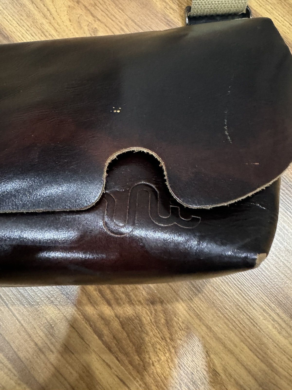 Japanese Brand × Leather UNI&CO JAPAN FULLY LEATHER CROSSBACK BAG Size ONE SIZE - 7 Thumbnail