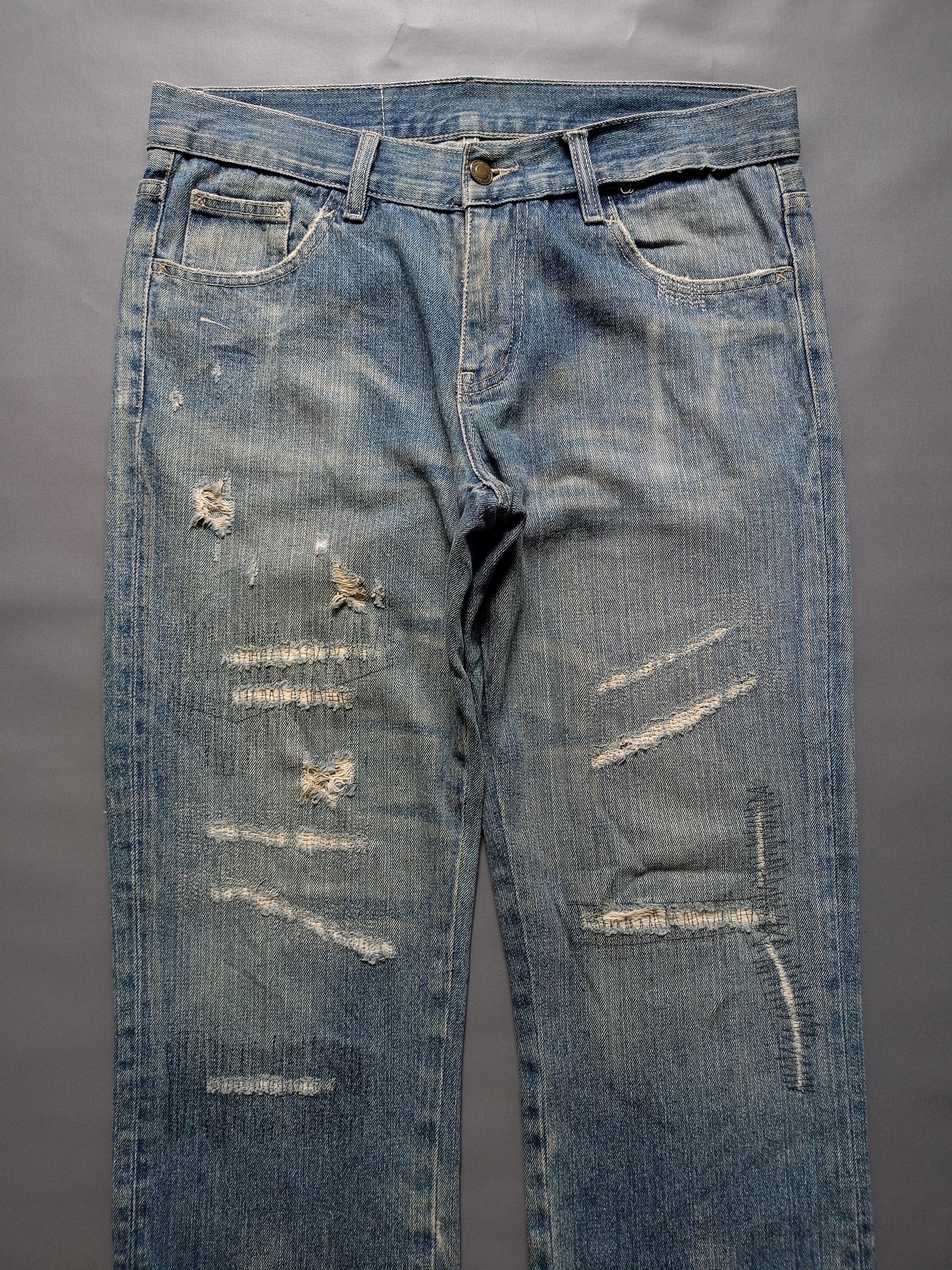 Japanese Brand Neighborhood spnarrow savage ripper denim pants Size US 32 / EU 48 - 2 Thumbnail
