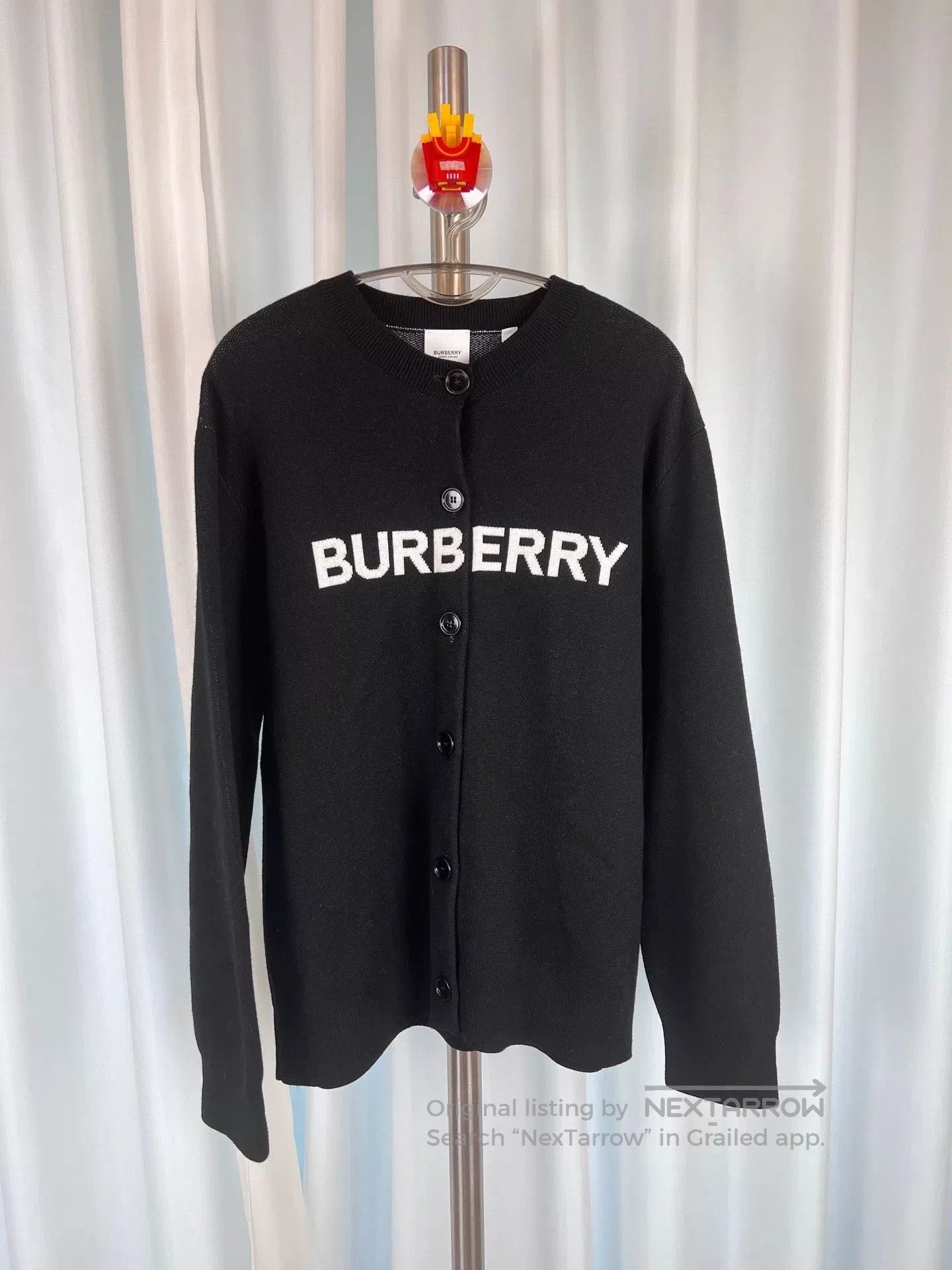 Burberry Burberry Logo Wool Cotton Cardigan. Size US M / EU 48-50 / 2 - 1 Thumbnail