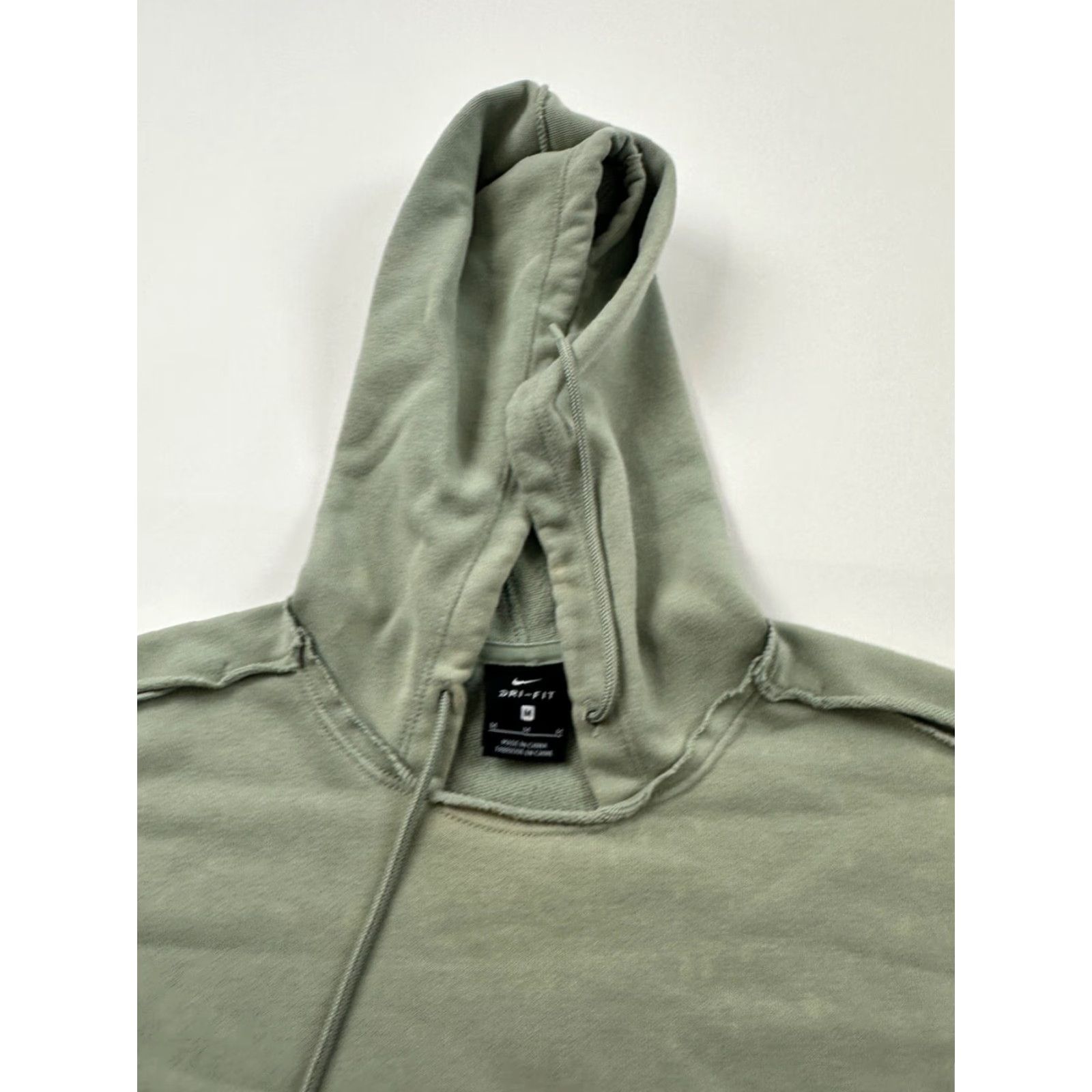 Nike Nike Hoodie Sweatshirt Womens M Green Just Do It Female Sign Pullover Long Sleeve Activewear Size M / US 6-8 / IT 42-44 - 4 Thumbnail