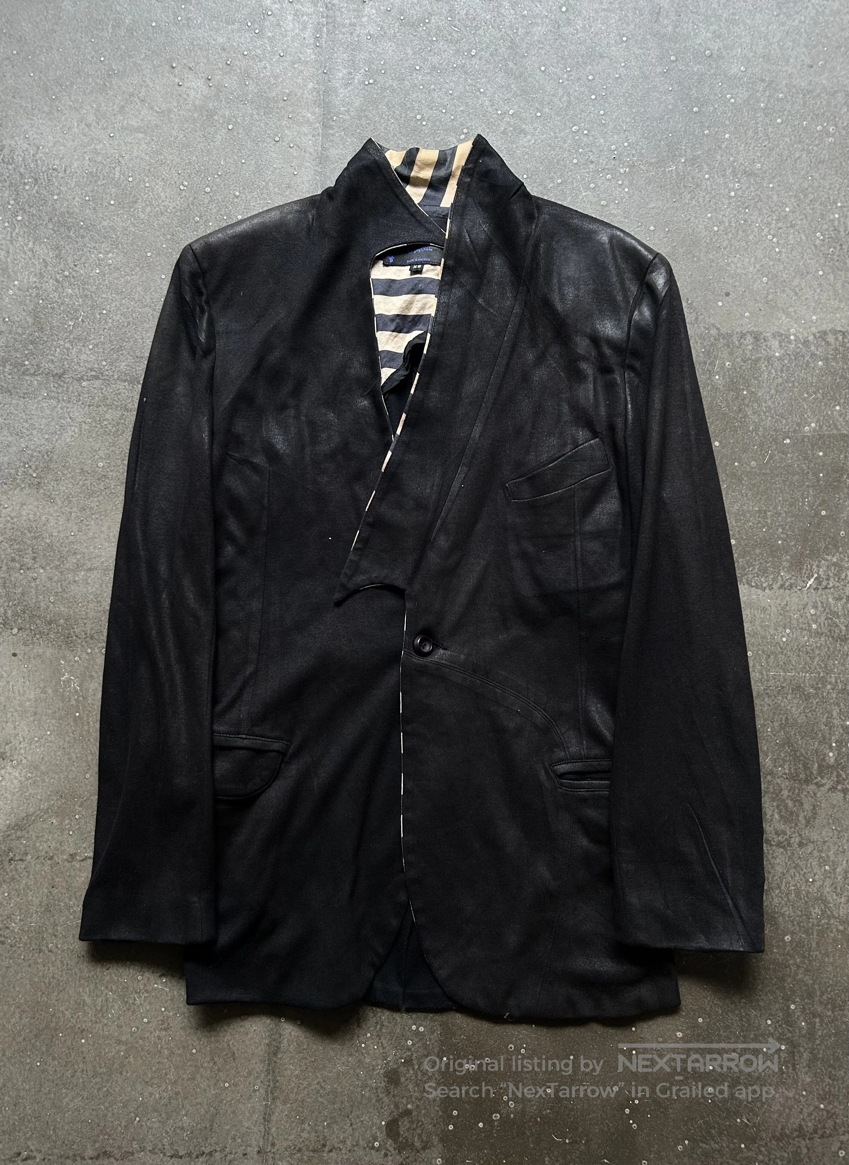 Japanese Brand diamond dogs irregular tailored blazer. Size US M / EU 48-50 / 2 - 2 Thumbnail