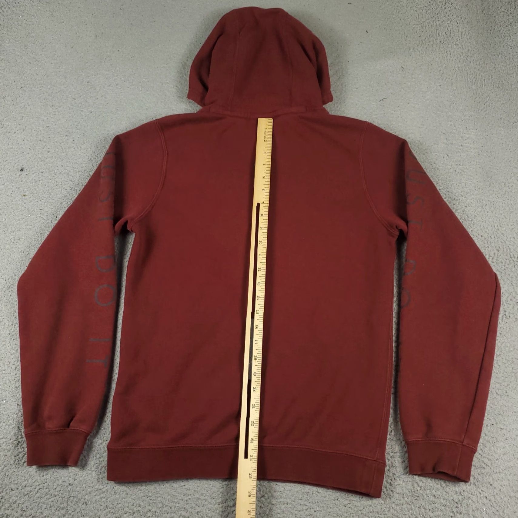 Nike Nike Hoodie Mens Small Red Pullover Sweatshirt S Sweatshirt Casual Hooded Long Sleeve Mock Neck Lace Up Button? Size US S / EU 44-46 / 1 - 7 Thumbnail