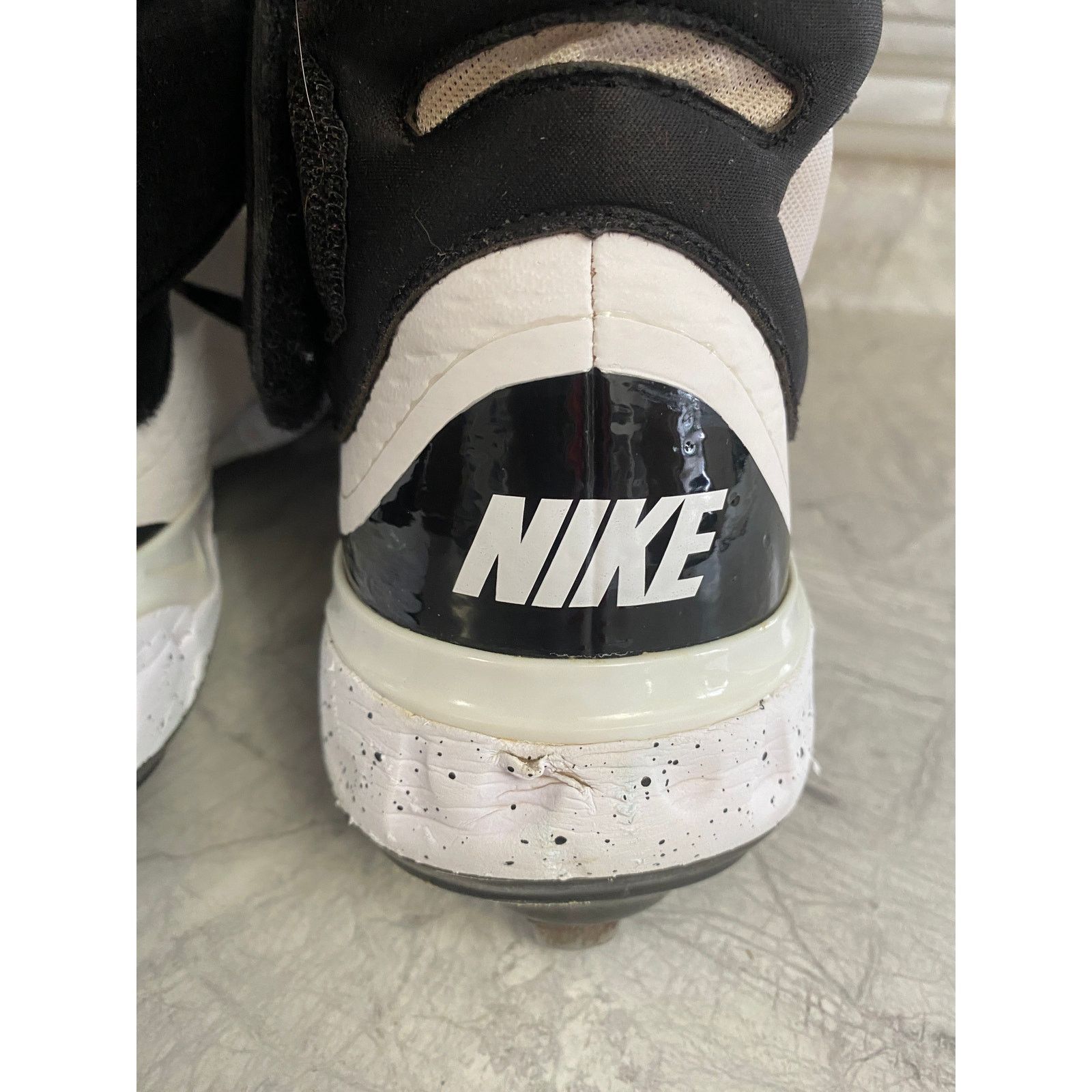 Nike Nike Huarache Black and White Metal Baseball Cleats Size 13 Size US 13 / EU 46 - 8 Thumbnail