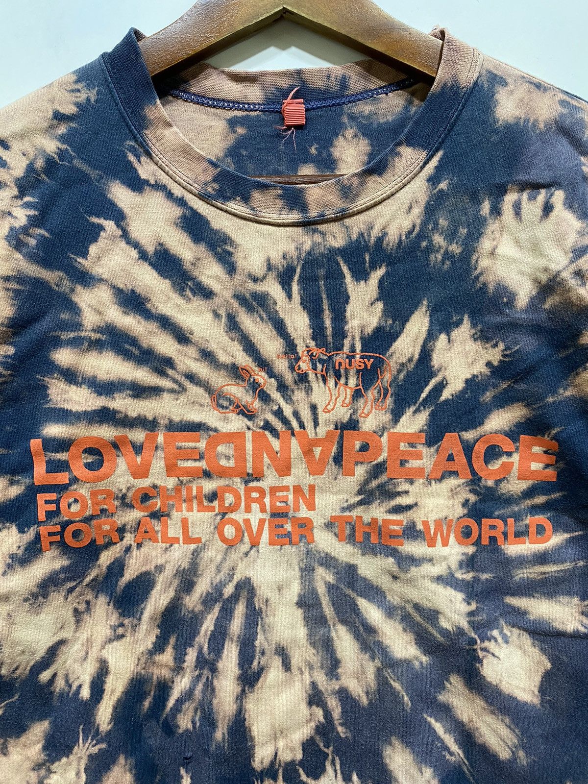 Japanese Brand Nusy Acidwash tees Size US M / EU 48-50 / 2 - 3 Thumbnail