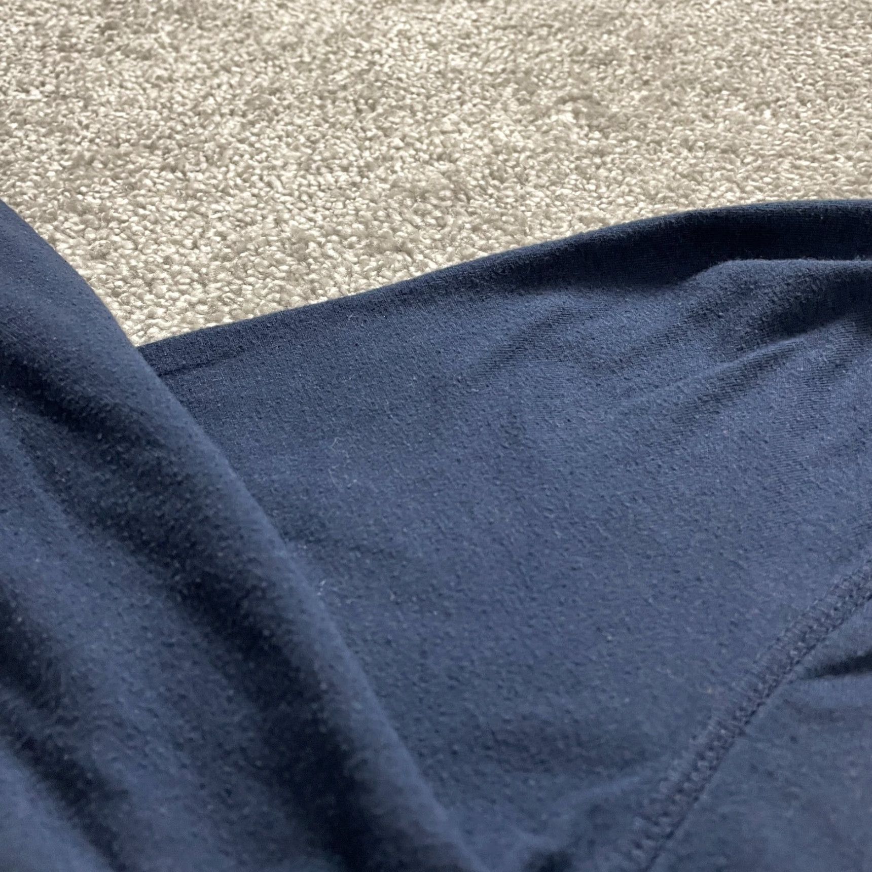 Athletic Works Athletic Works Basic Crew Neck Shirt Mens Large Blue Cotton Long Sleeve Raglan Logo Size US L / EU 52-54 / 3 - 4 Thumbnail