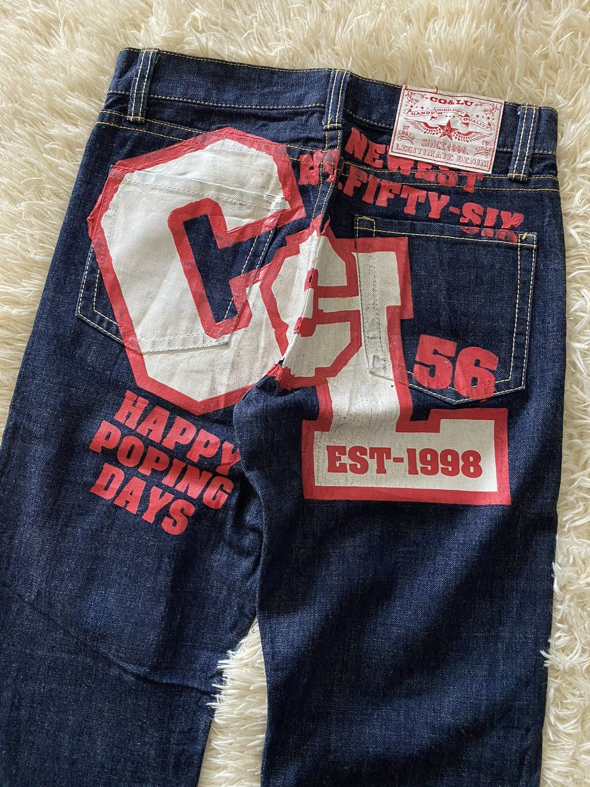 Hysteric Glamour Final Drop‼️ Co & Lu Big Spell Evisu Daicock Size US 30 / EU 46 - 8 Thumbnail