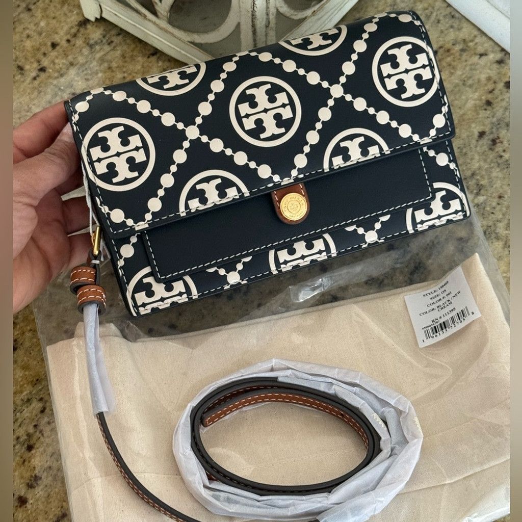 Tory Burch Tory Burch Black and White Women's Bag Size ONE SIZE - 1 Thumbnail