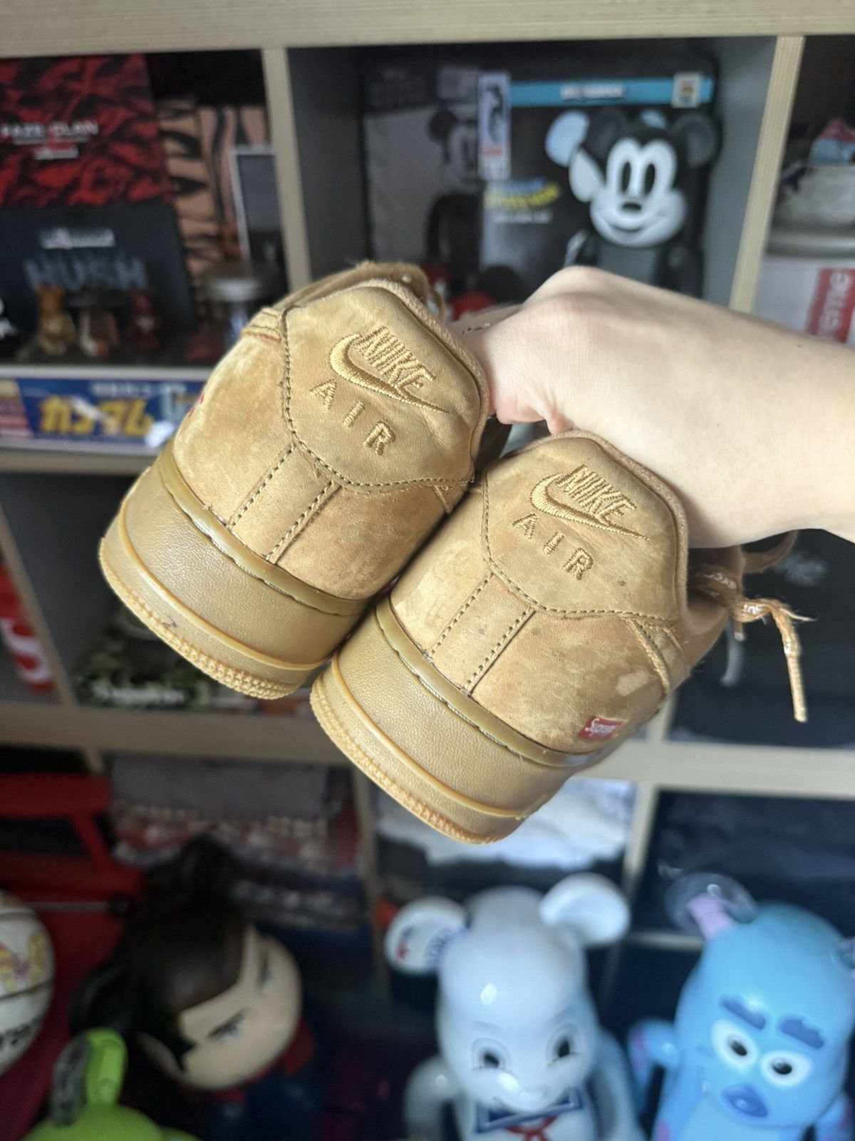 Nike × Supreme Supreme Nike AF1 Wheat Sneakers Size US 9 / EU 42 - 7 Thumbnail