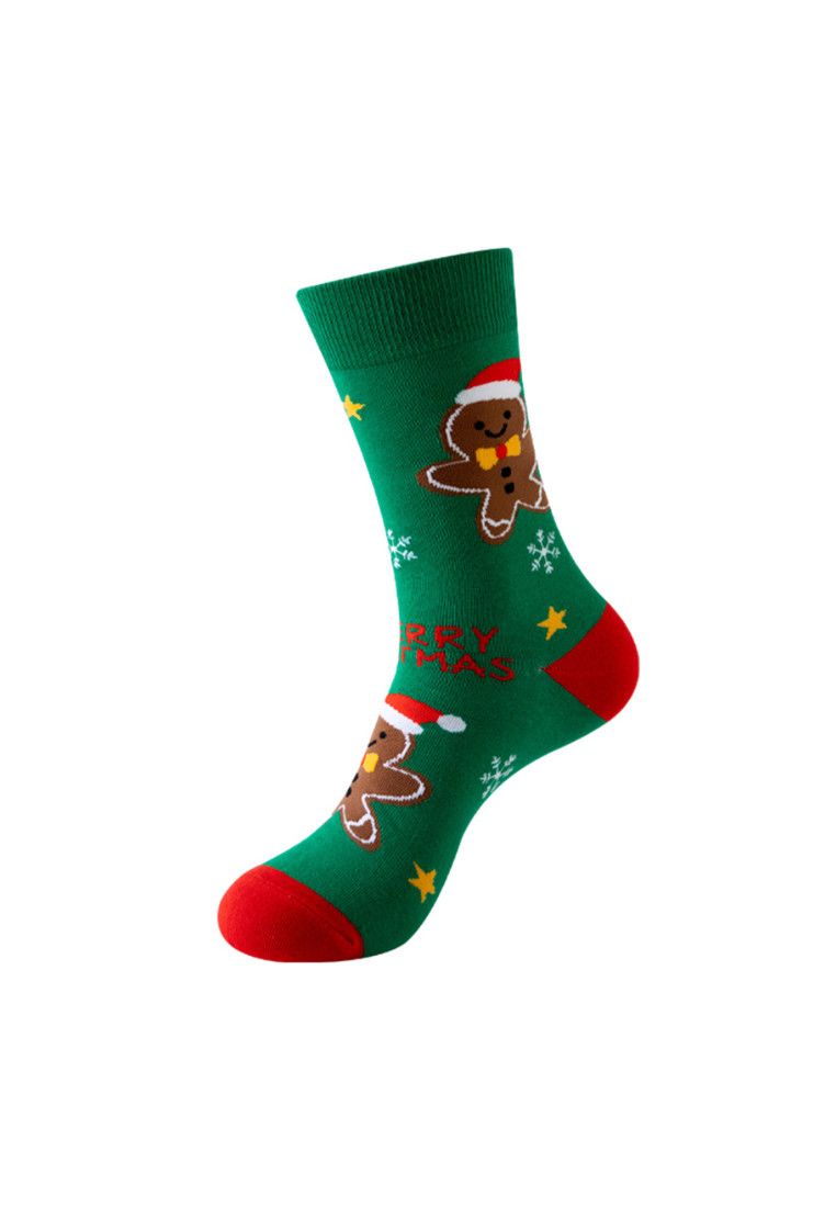 Other Set of 5 Pairs Christmas Theme Pattern Cozy Socks (One Size) Size ONE SIZE - 2 Thumbnail