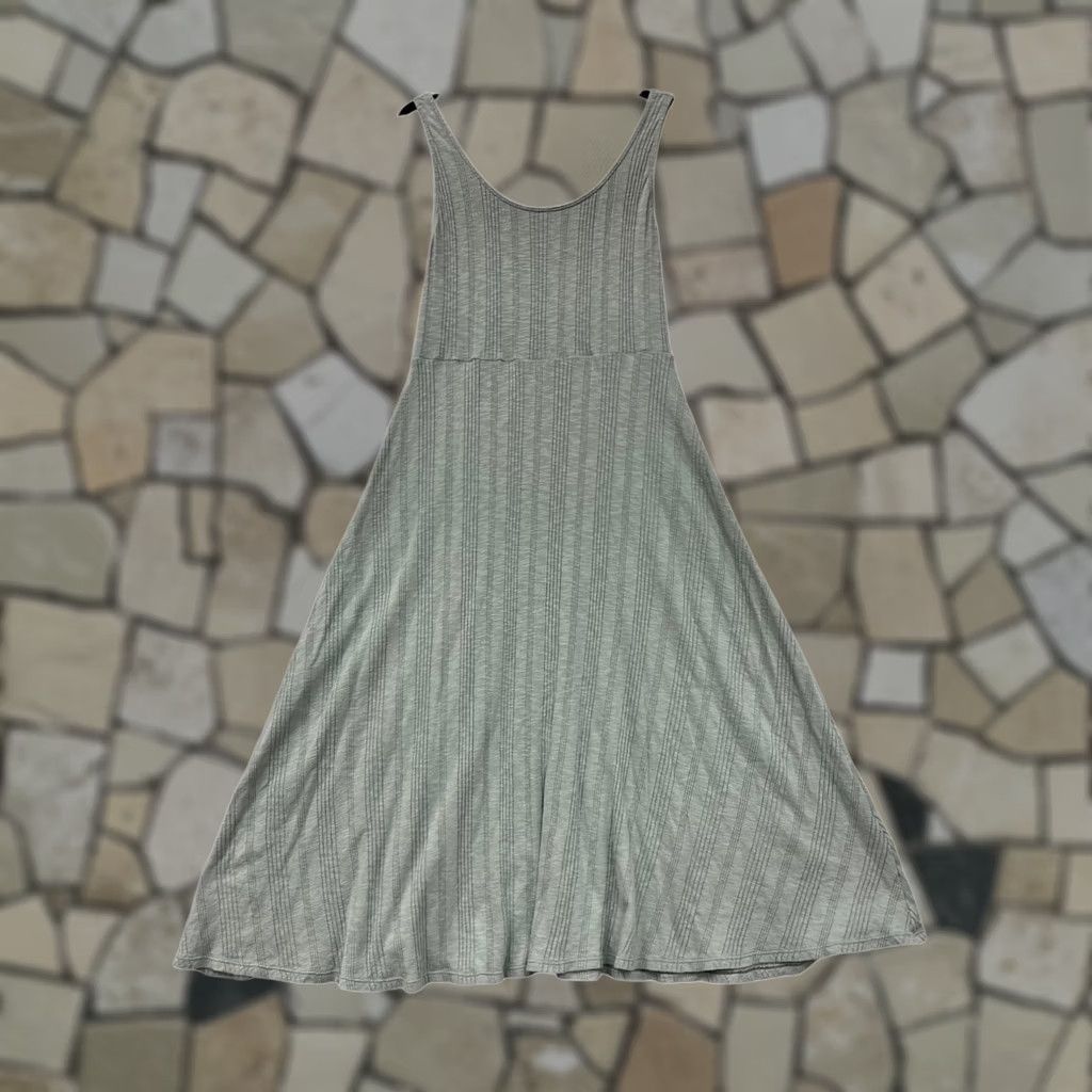 Vintage Carve Designs Womens Dress Sleeveless Midi Green S 8099 Womens S Dress Sundress Midi Green Carve Designs Size S / US 4 / IT 40 - 1 Thumbnail