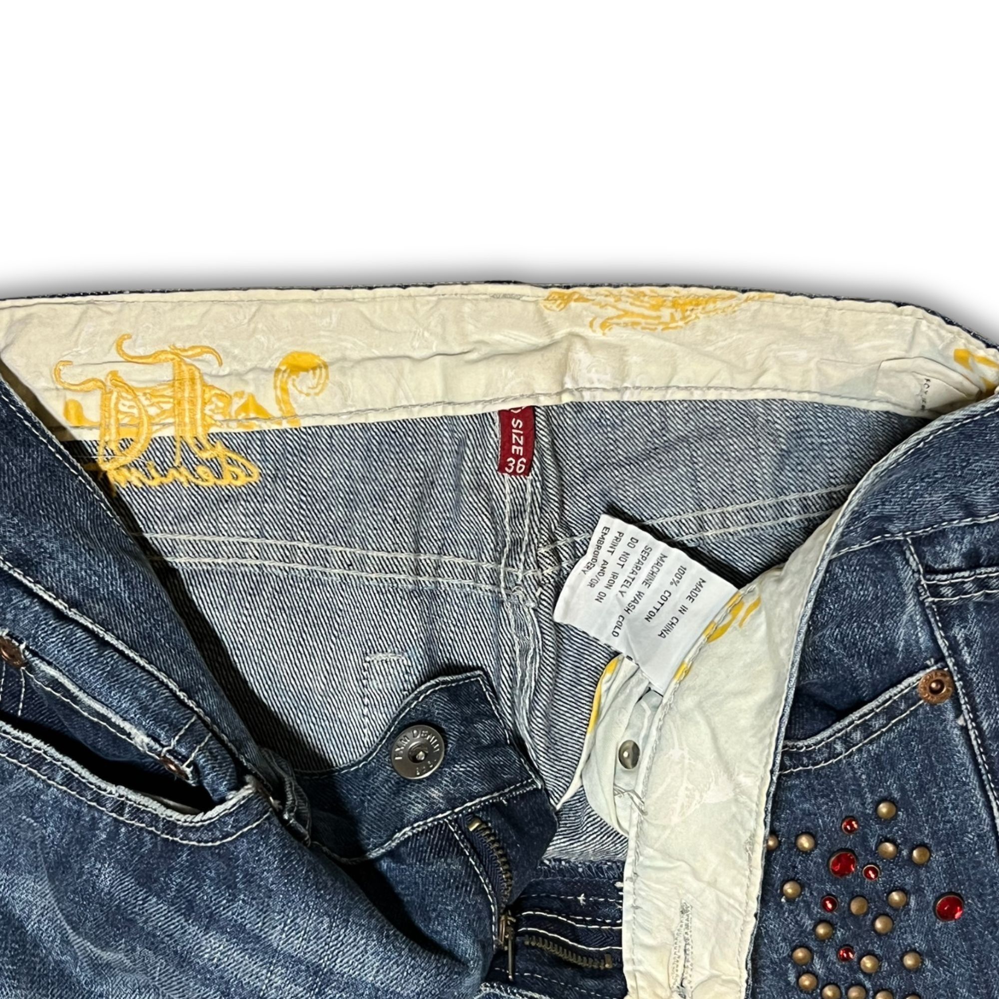 Ed Hardy Ed Hardy By Christian Audigier Rhinestone Bootcut Jeans Size Size 25" / US 0 / IT 36 - 6 Thumbnail