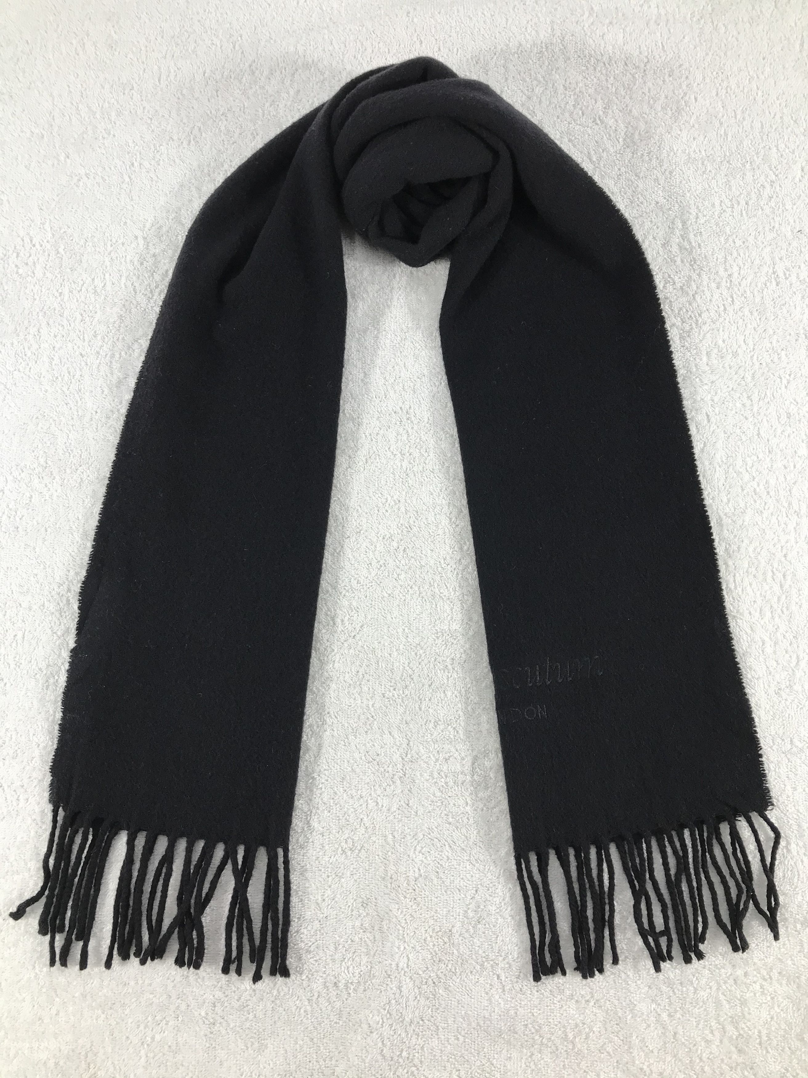Aquascutum × Vintage Aquascutum Scarf / Muffler / Neckwear - WW1518 Size ONE SIZE - 1 Thumbnail