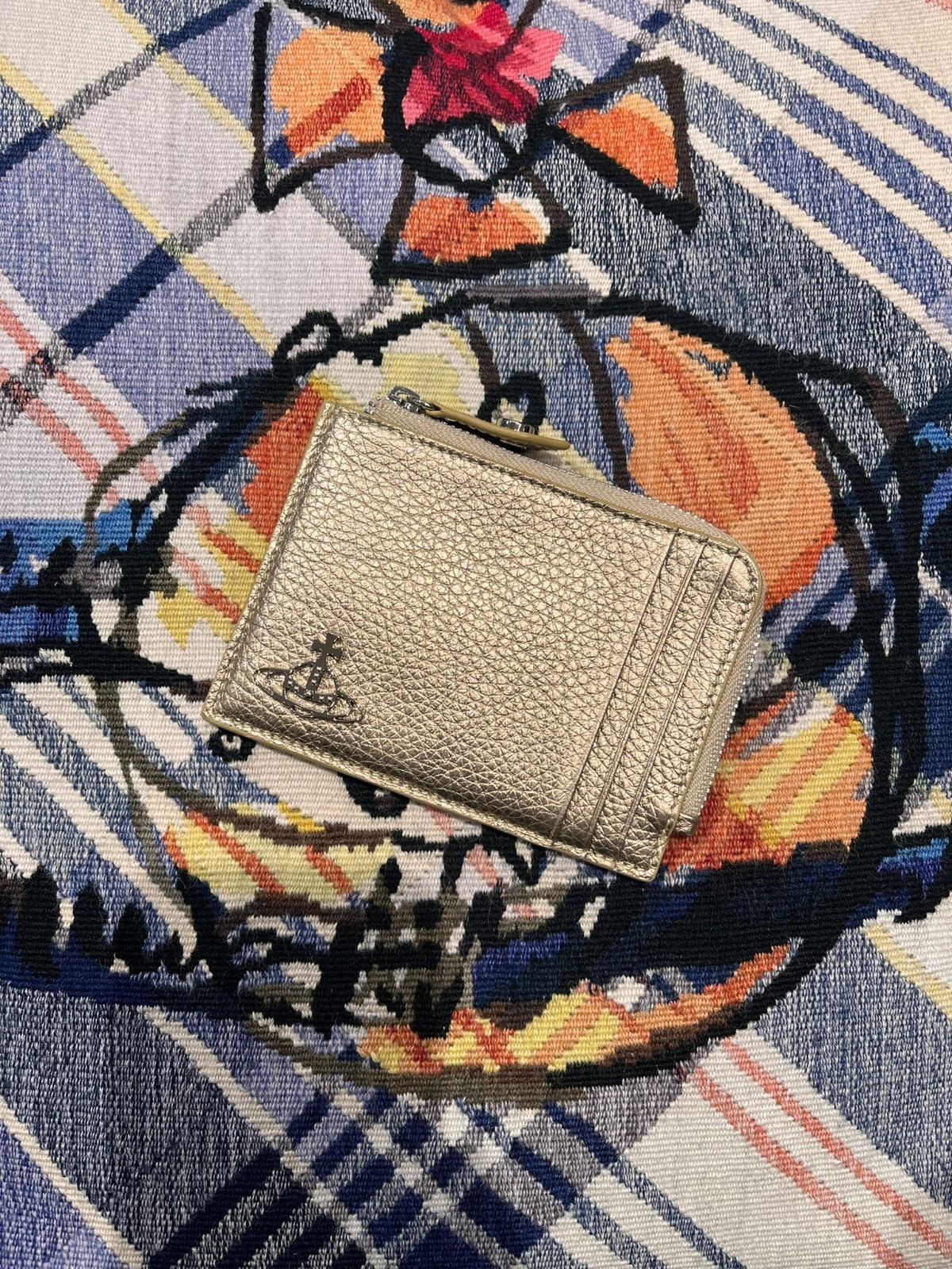 Vivienne Westwood o1f1d3z0525 Size: OS / Zip Card Holder in Beige Size ONE SIZE - 1 Preview