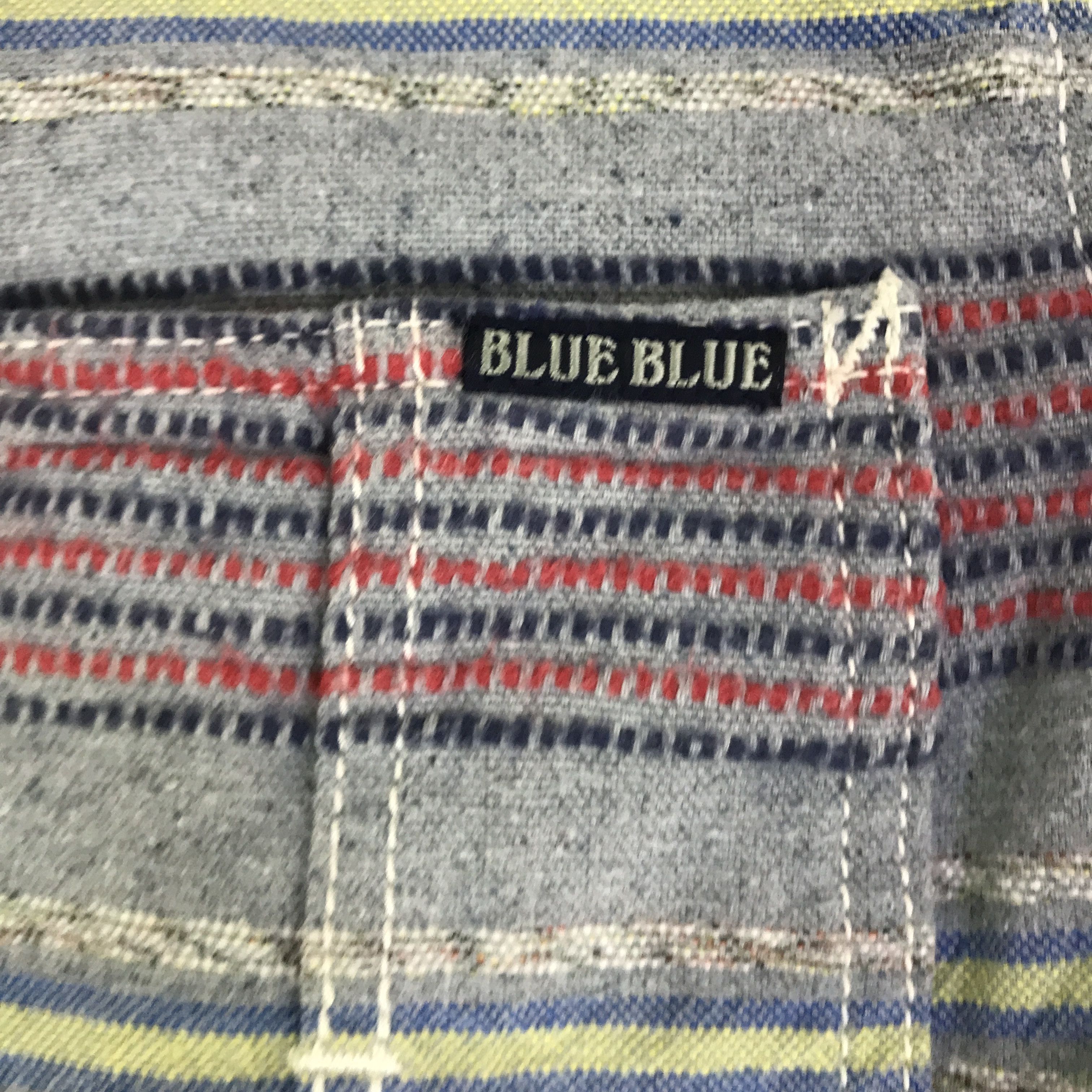 Blue Blue Japan BLUE BLUE INDIGO BUTTON STRIPED DESIGN JACKET K81B15 Size US M / EU 48-50 / 2 - 9 Thumbnail