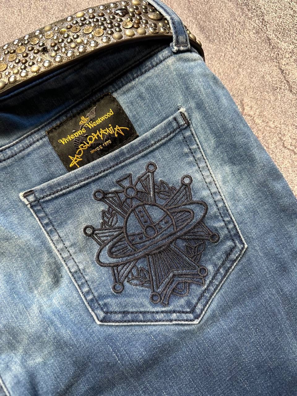 Vivienne Westwood 💥BIG LOGO VIVIENNE WESTWOOD SKINNY PANTS Size 30" / US 8 / IT 44 - 4 Thumbnail