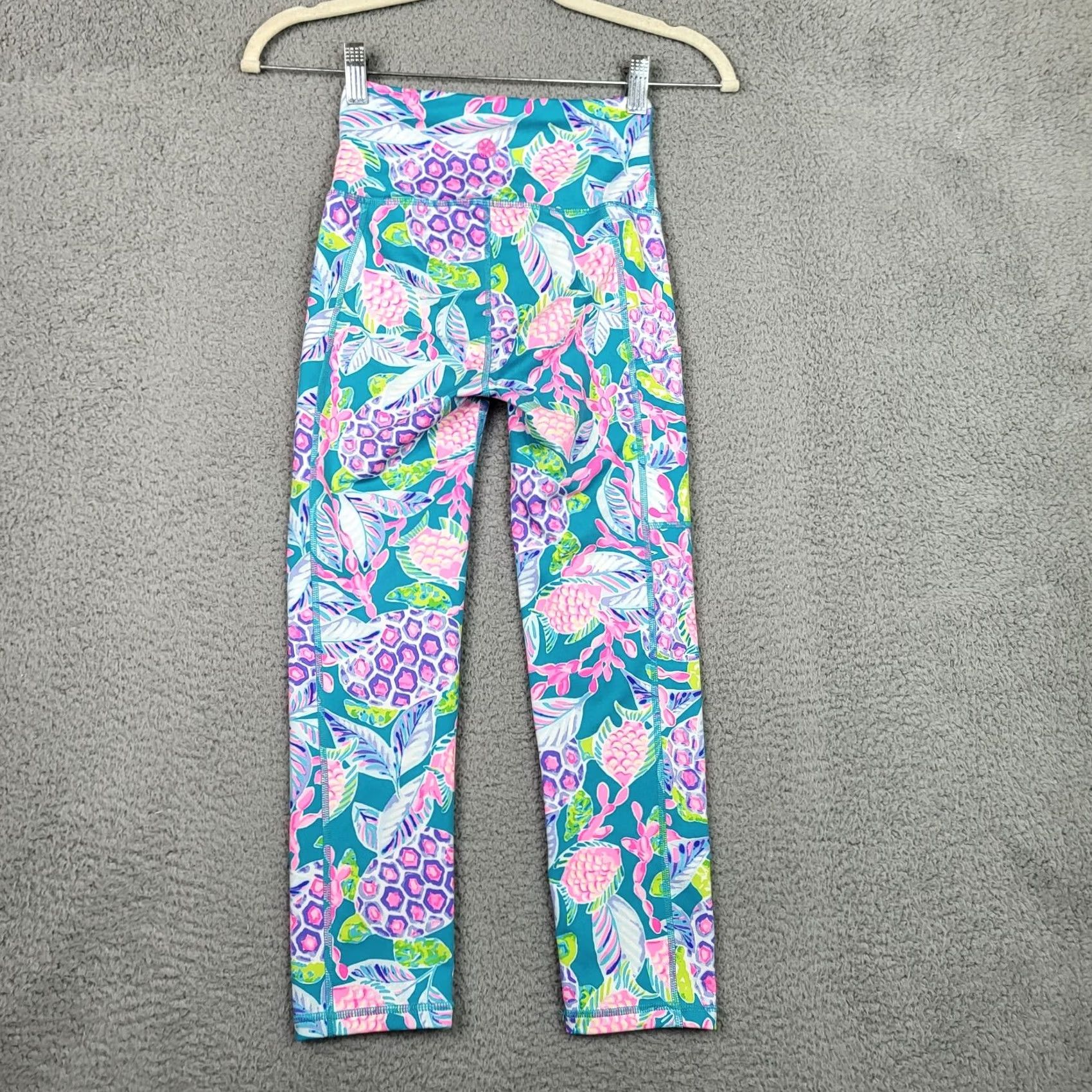 Lilly Pulitzer Lilly Pulitzer Luxletic Women's Floral Printed Mid-rise Leggings XXS Leggings Floral Multi XS? Size 24" / US 00 / IT 34 - 2 Thumbnail