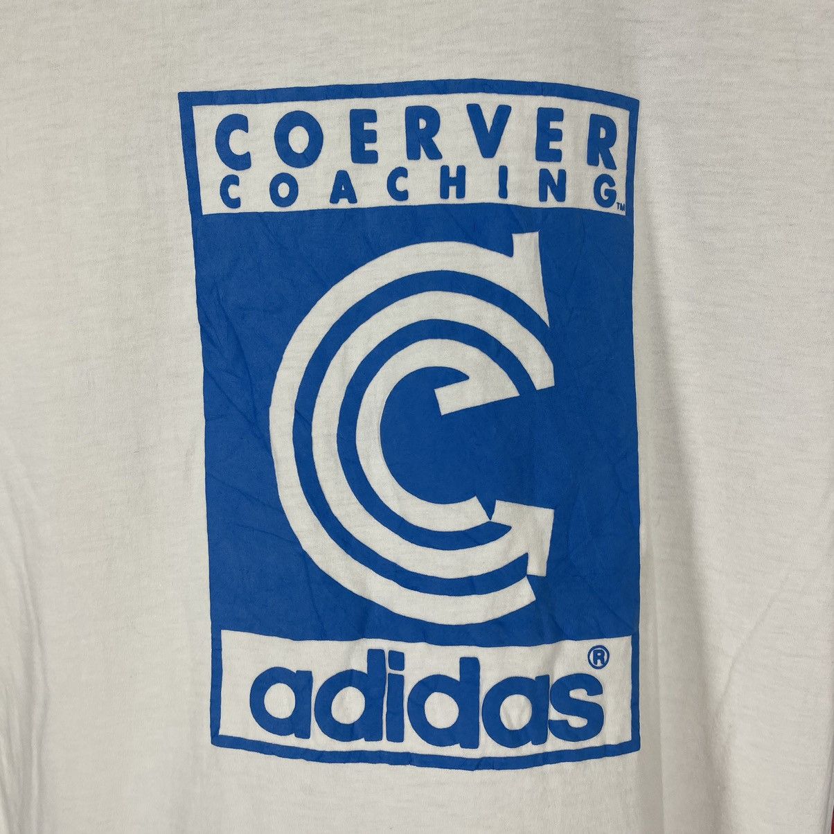 Adidas Vintage ADIDAS x COERVER COACHING Crew Neck T Shirt #1735/06 Size US S / EU 44-46 / 1 - 2 Thumbnail