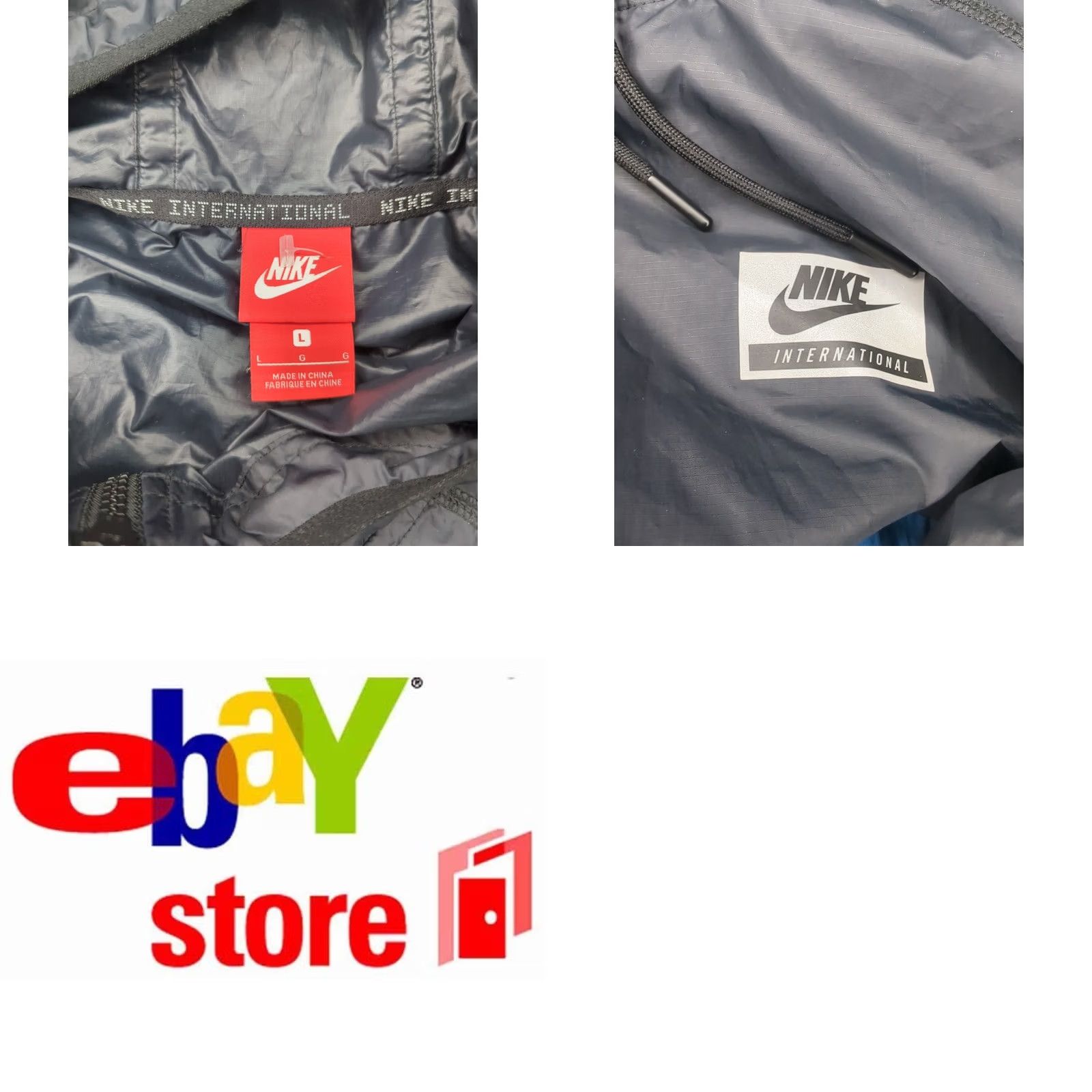 Nike Nike International Windrunner Jacket Black Men Large Training Running Size US L / EU 52-54 / 3 - 8 Thumbnail