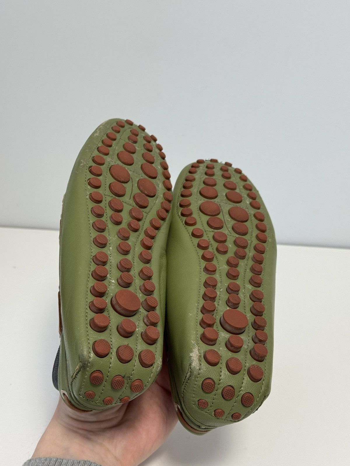 Missoni Missoni Women’s Leather Driving Loafers Green Zigzag 38 EU Size US 8 / IT 38 - 12 Thumbnail