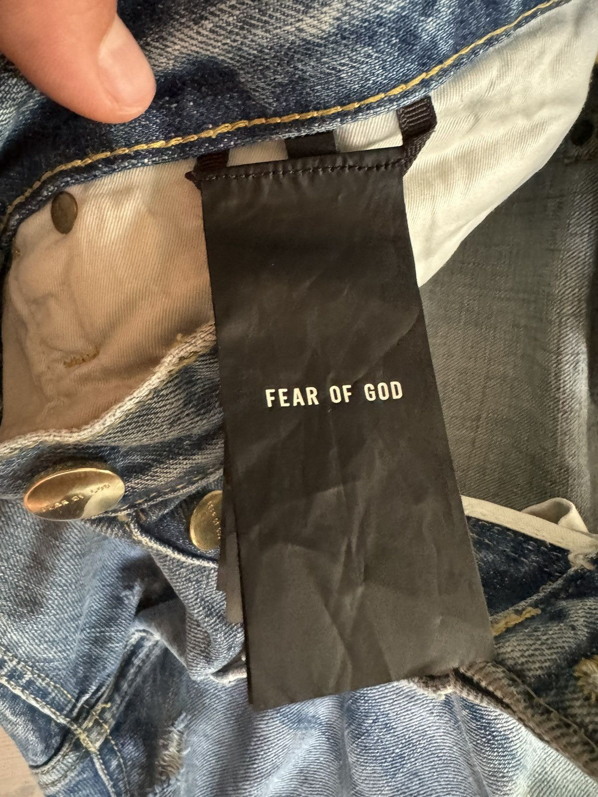Fear of God Fear of god sixth collection denim Size US 35 - 7 Thumbnail