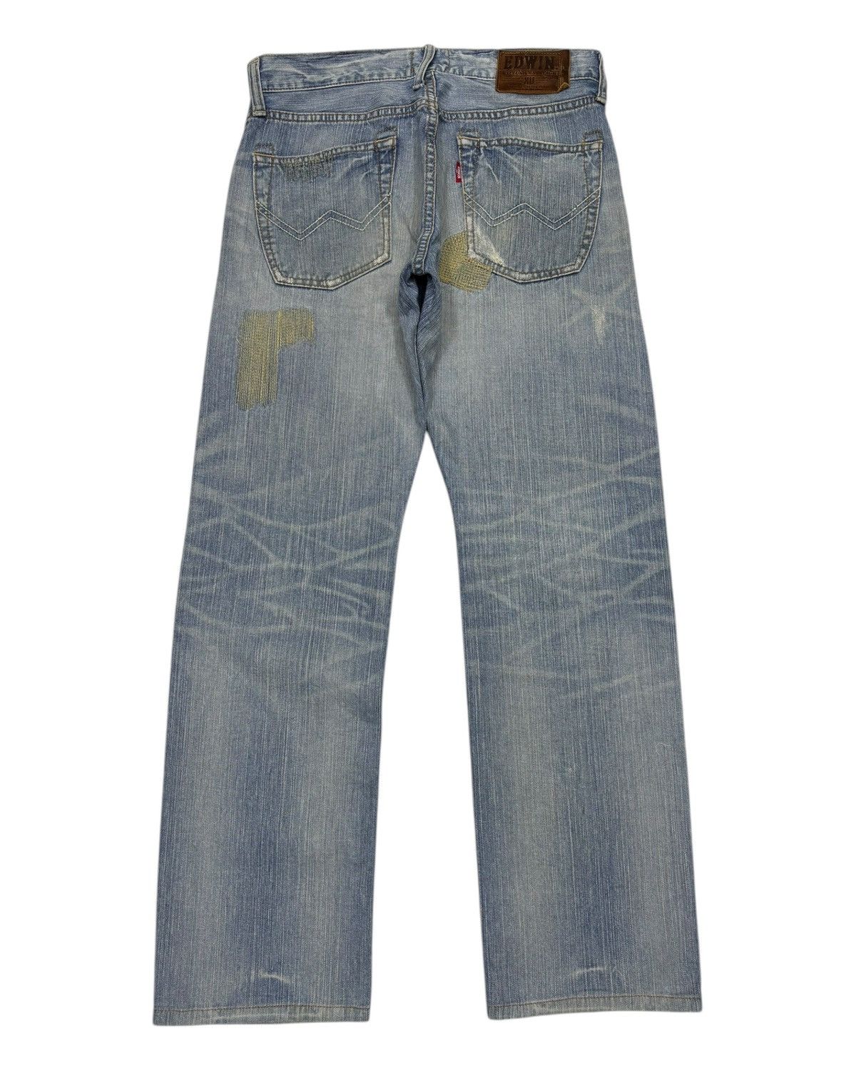 Kapital EDWIN EXCLUSIVE VINTAGE PATCHWORK DENIM JEANS Size US 32 / EU 48 - 8 Thumbnail