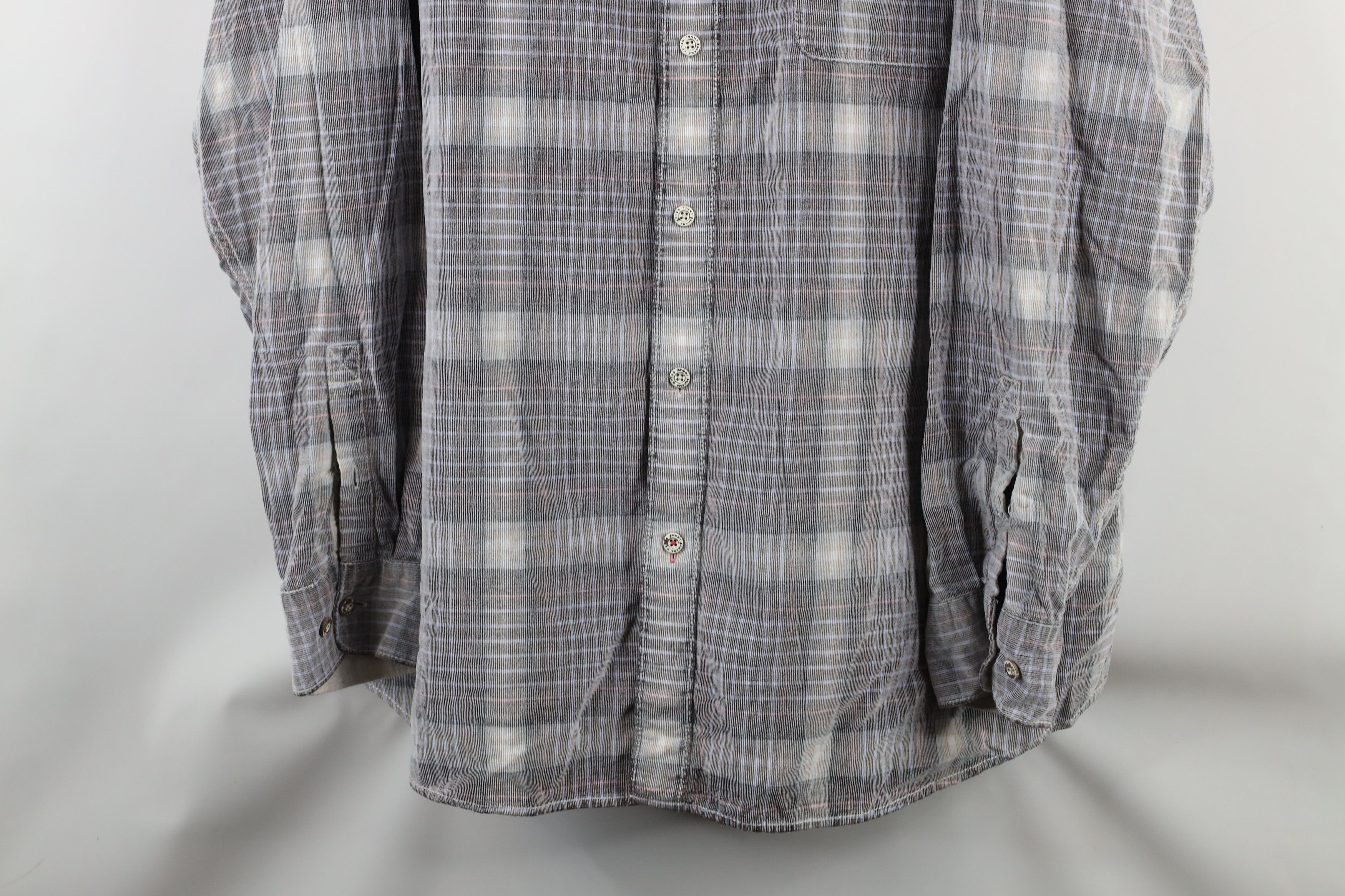Tommy Bahama × Vintage Tommy Bahama Corduroy Collared Button Shirt Plaid Cotton Size US XXL / EU 58 / 5 - 3 Thumbnail