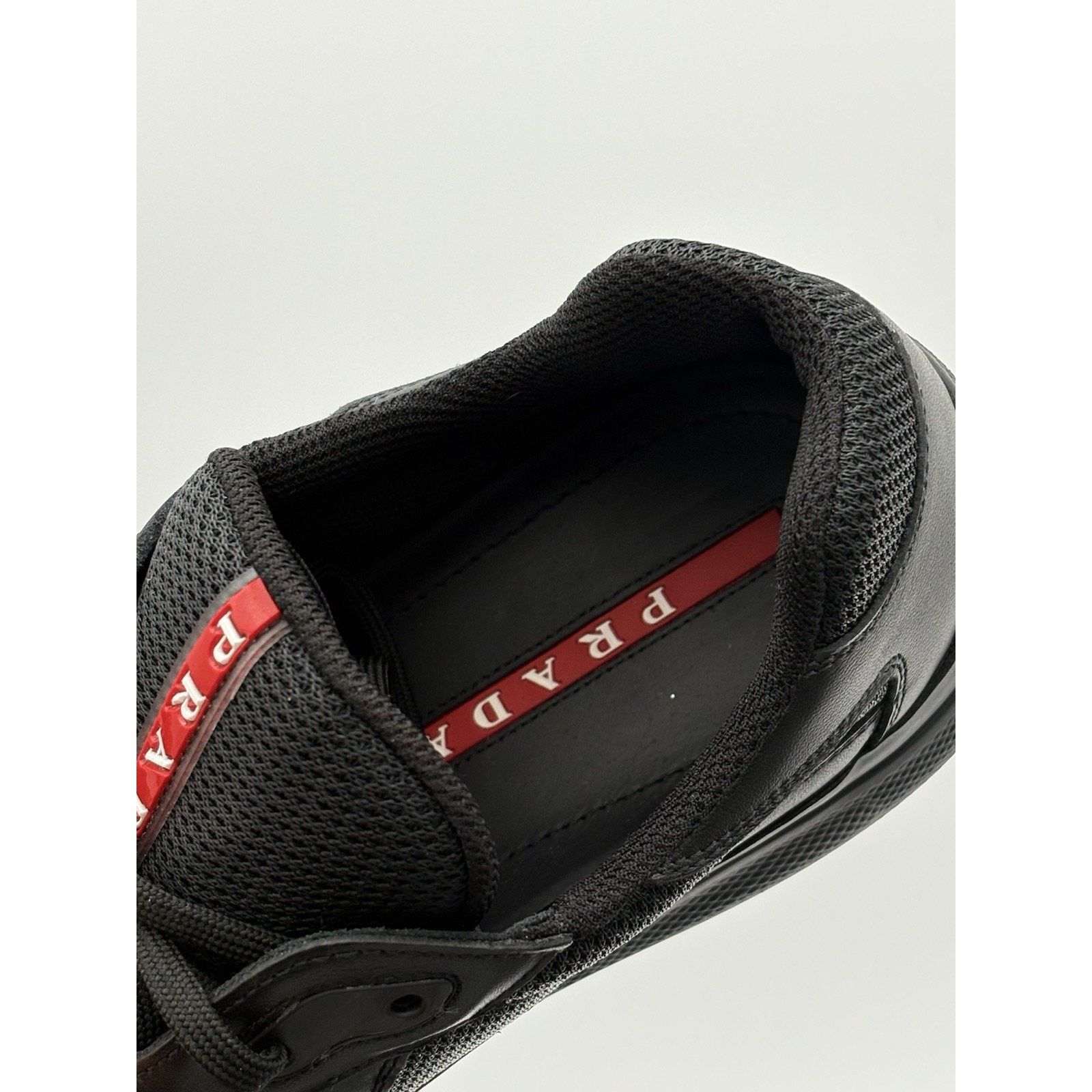 Prada Prada Americas Cup ' Black Leather ' | ONLY WORN 1x Size US 8 / EU 41 - 6 Thumbnail