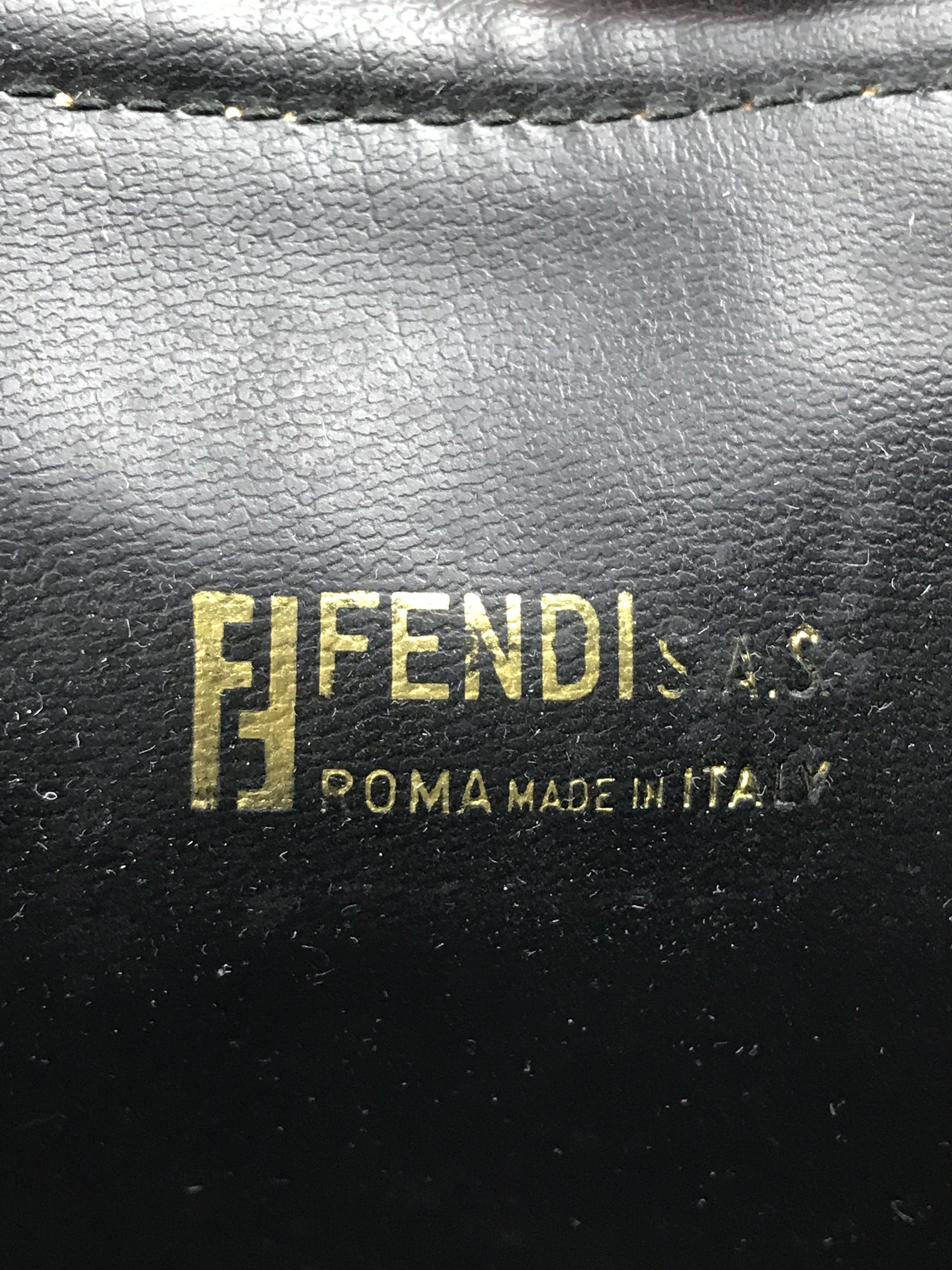 Fendi Vintage Fendi Pequin Striped Clutch Bag Size ONE SIZE - 11 Thumbnail