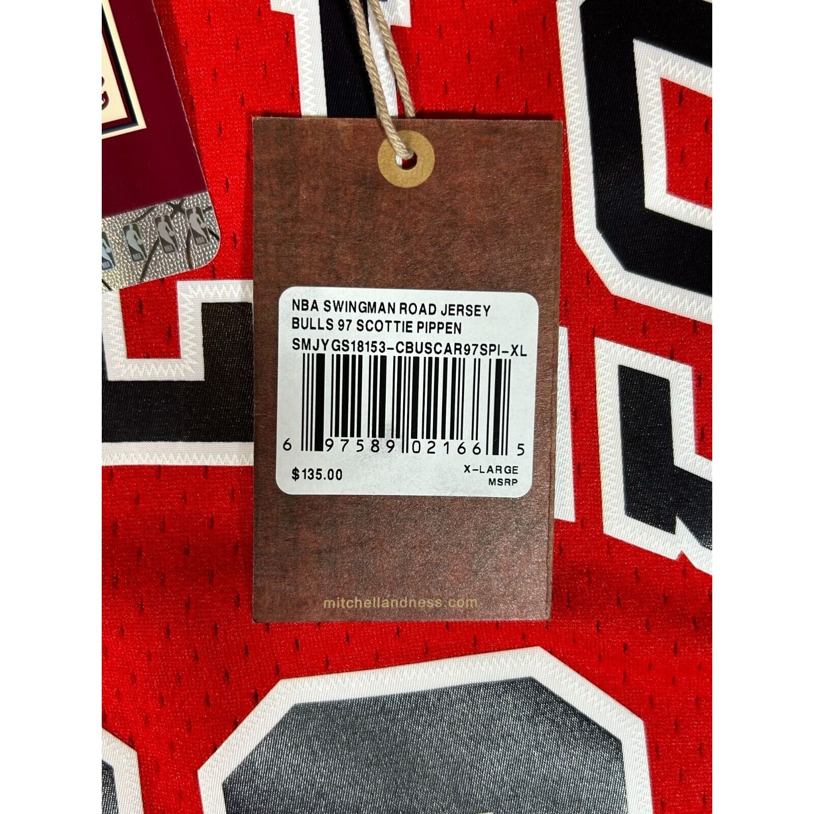 Mitchell & Ness Mitchell & Ness Chicago Bulls Scottie Pippen #33 97-98 Size US XL / EU 56 / 4 - 6 Thumbnail