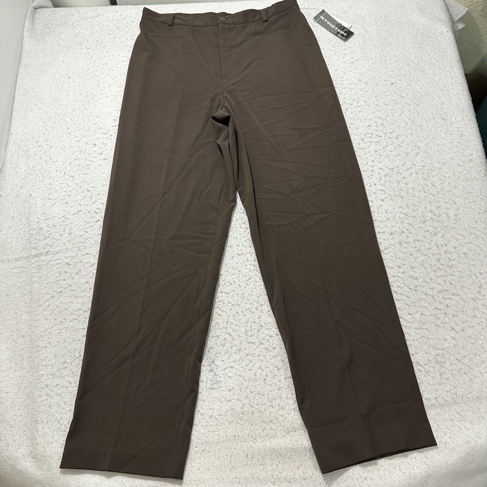 Other Vintage Rafaella 12 Straight Leg Pants Flat Front Brown Size 34" / US 12 / IT 48 - 1 Thumbnail