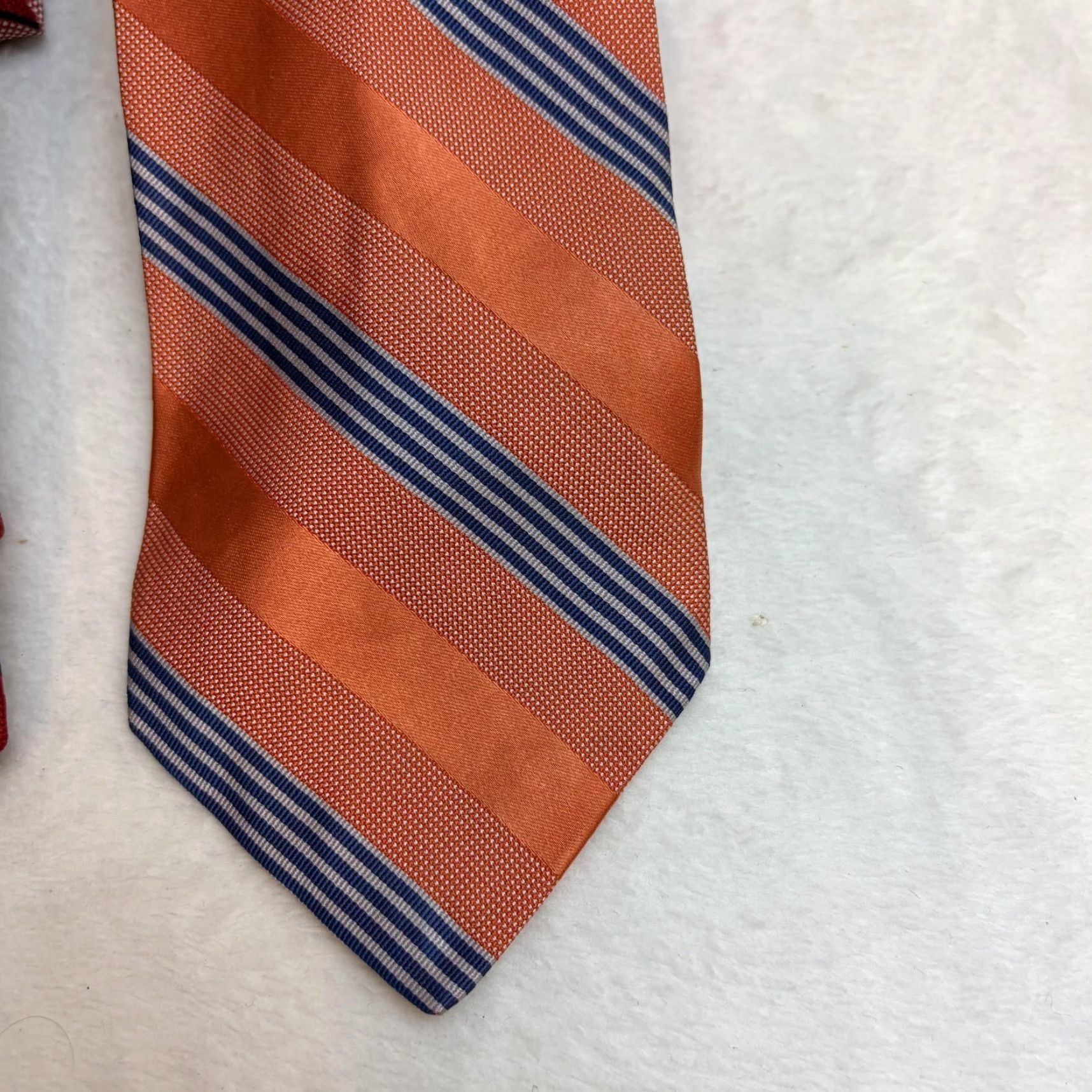 Tommy Hilfiger Tommy Hilfiger Tie Lot Of 2 Mens One Size Multicolor Silk Striped Neckties Size ONE SIZE - 2 Thumbnail