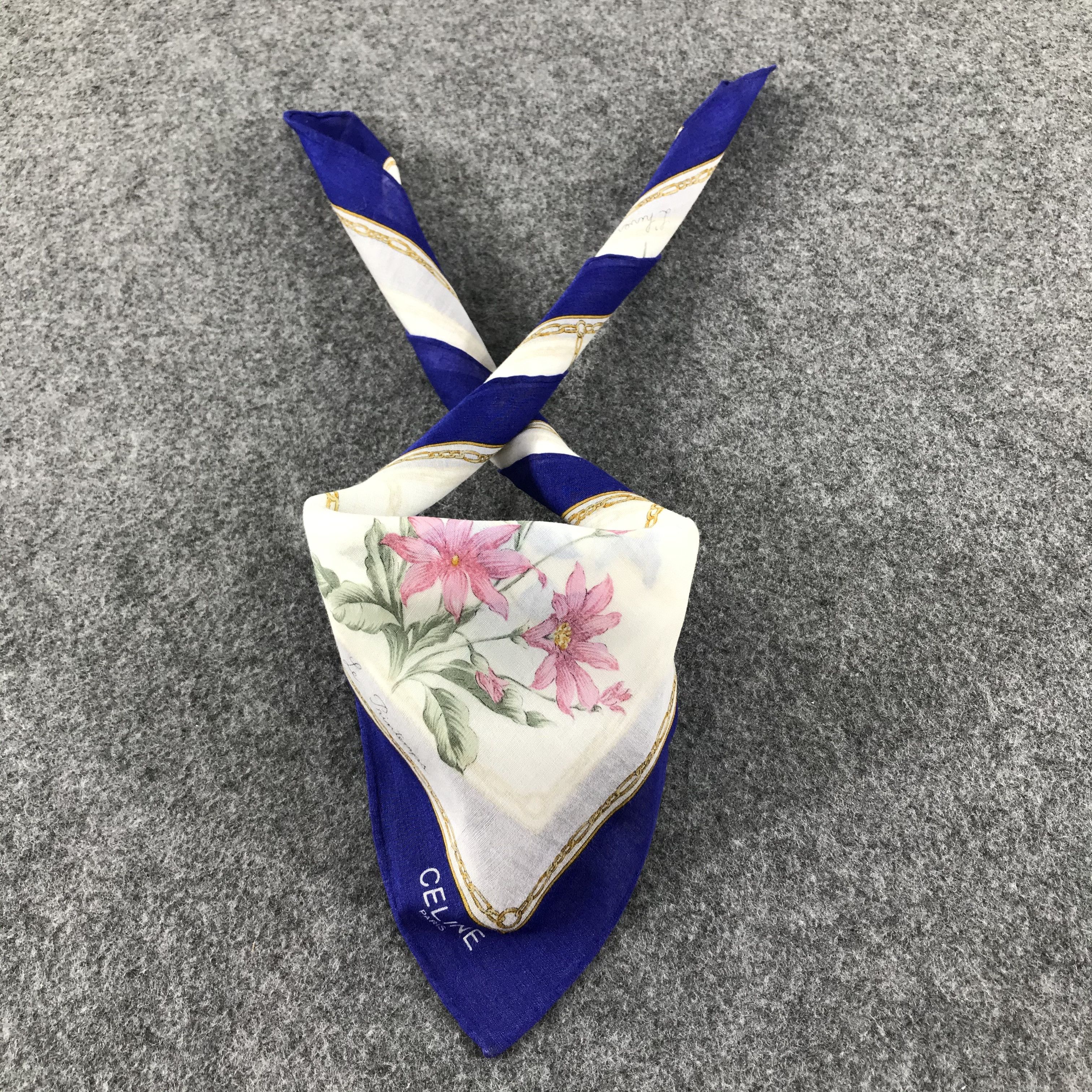 Celine Celine Handkerchief Neckerchief Bandana H324 Size ONE SIZE - 2 Thumbnail